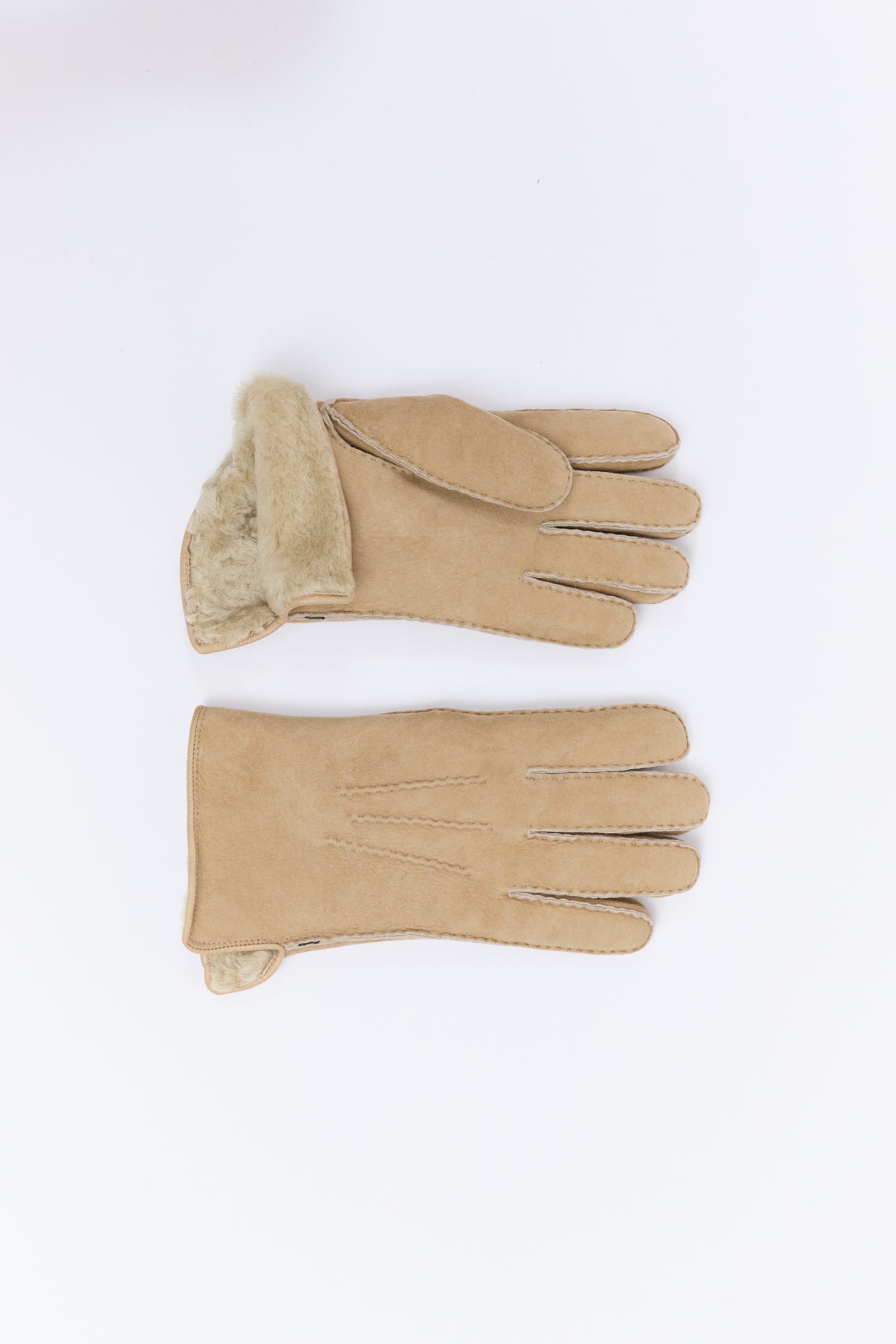 GANTS CUIR DE MOUTON BEIGE