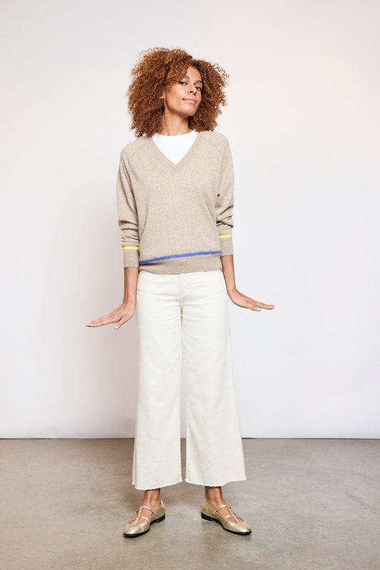 CASHMERE SWEATER BEIGE