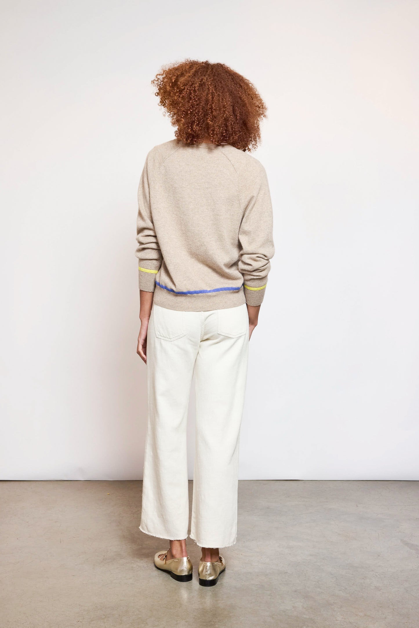 CASHMERE SWEATER BEIGE