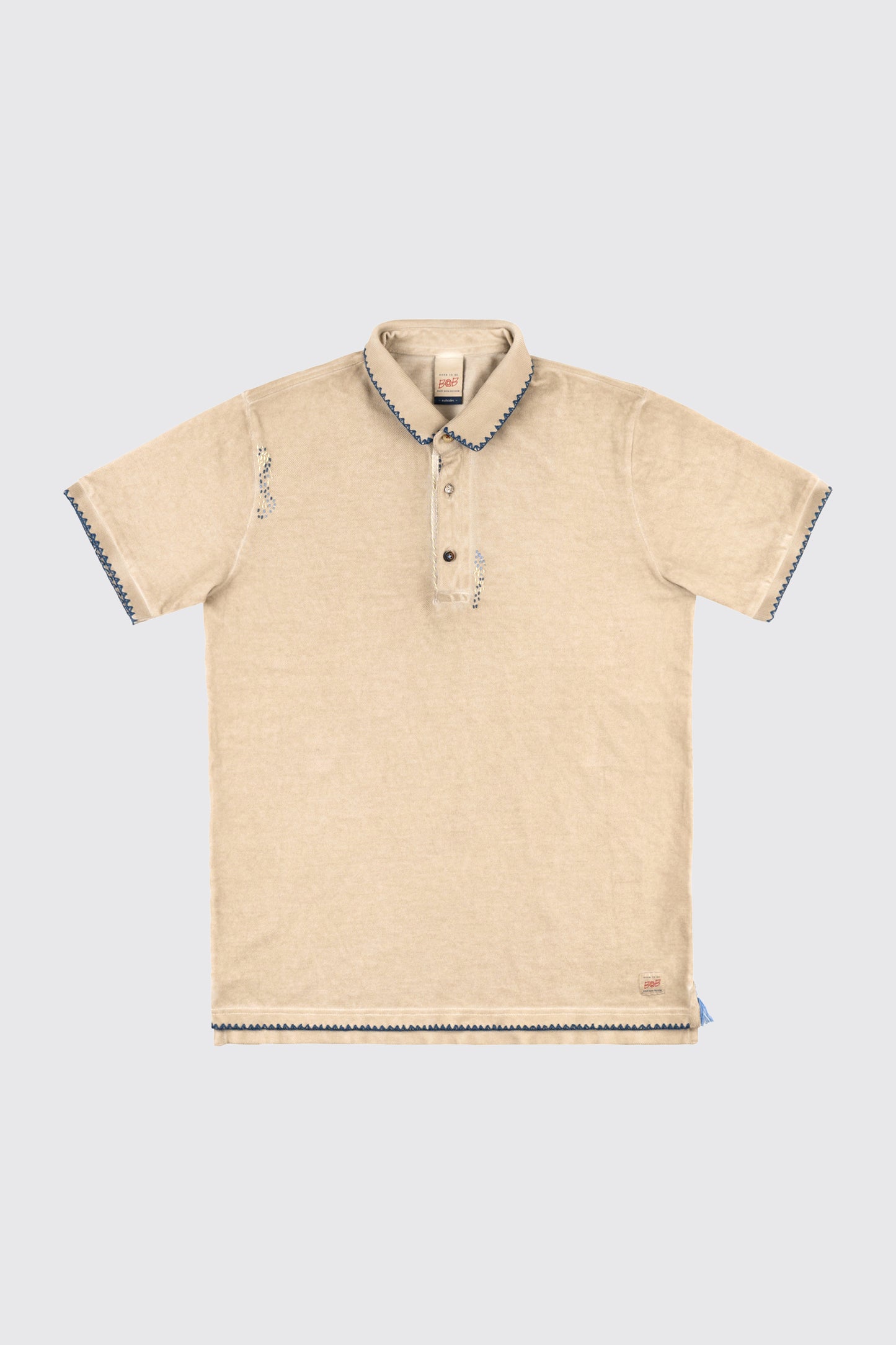 PIQUÉ POLO SHIRT BEIGE