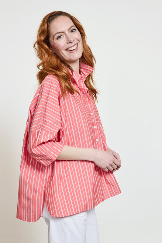 STRIPED PALMA SHIRT GRENADINE