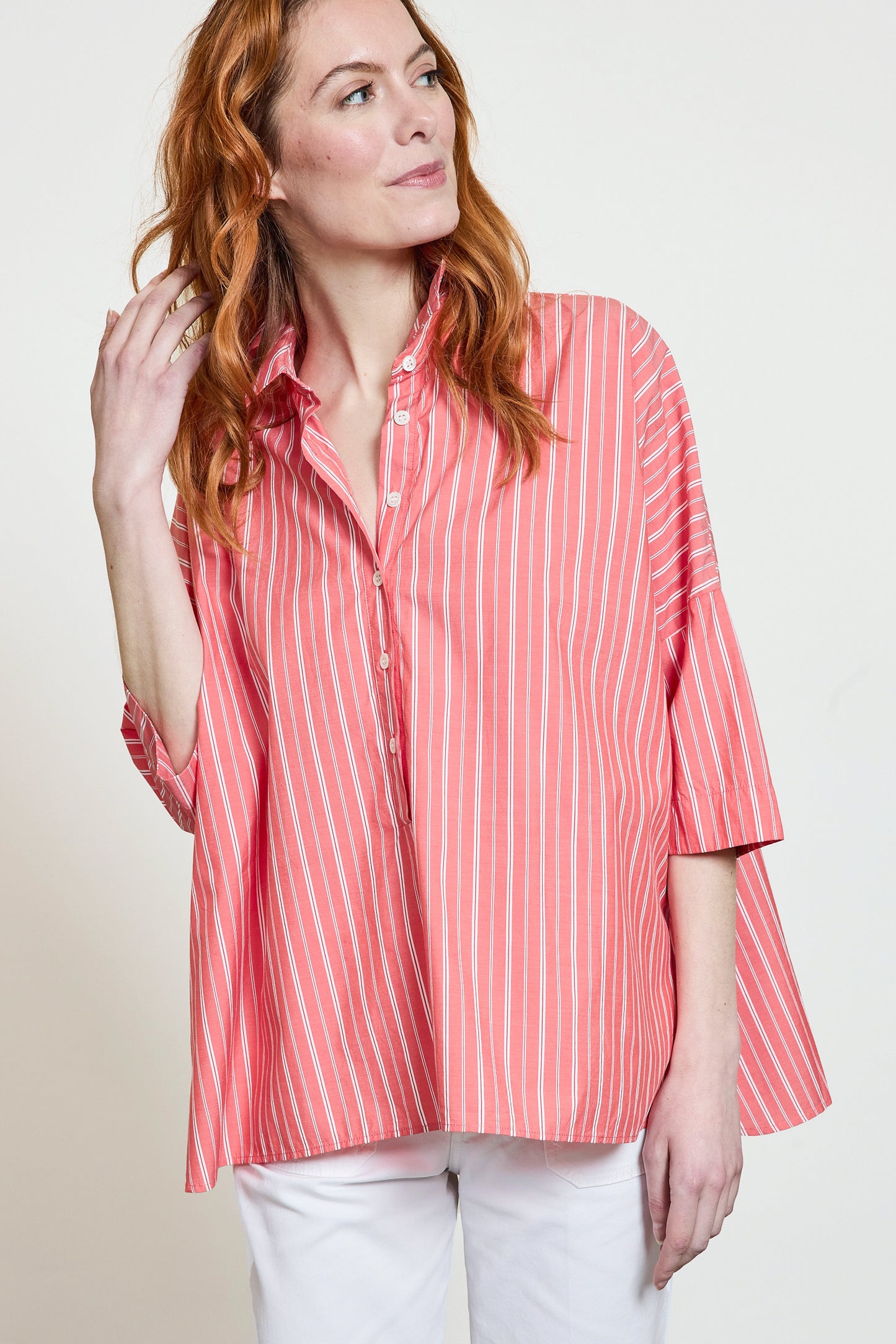 STRIPED PALMA SHIRT GRENADINE