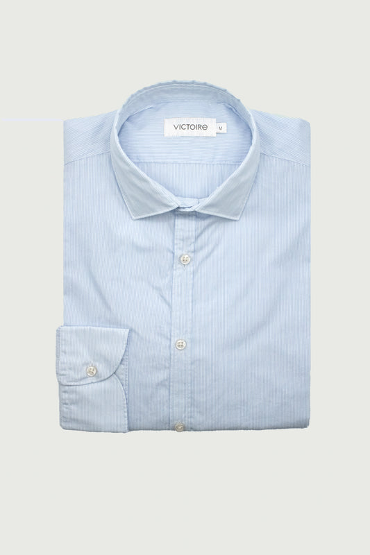 FITTED SHIRT BLUE STRIPES