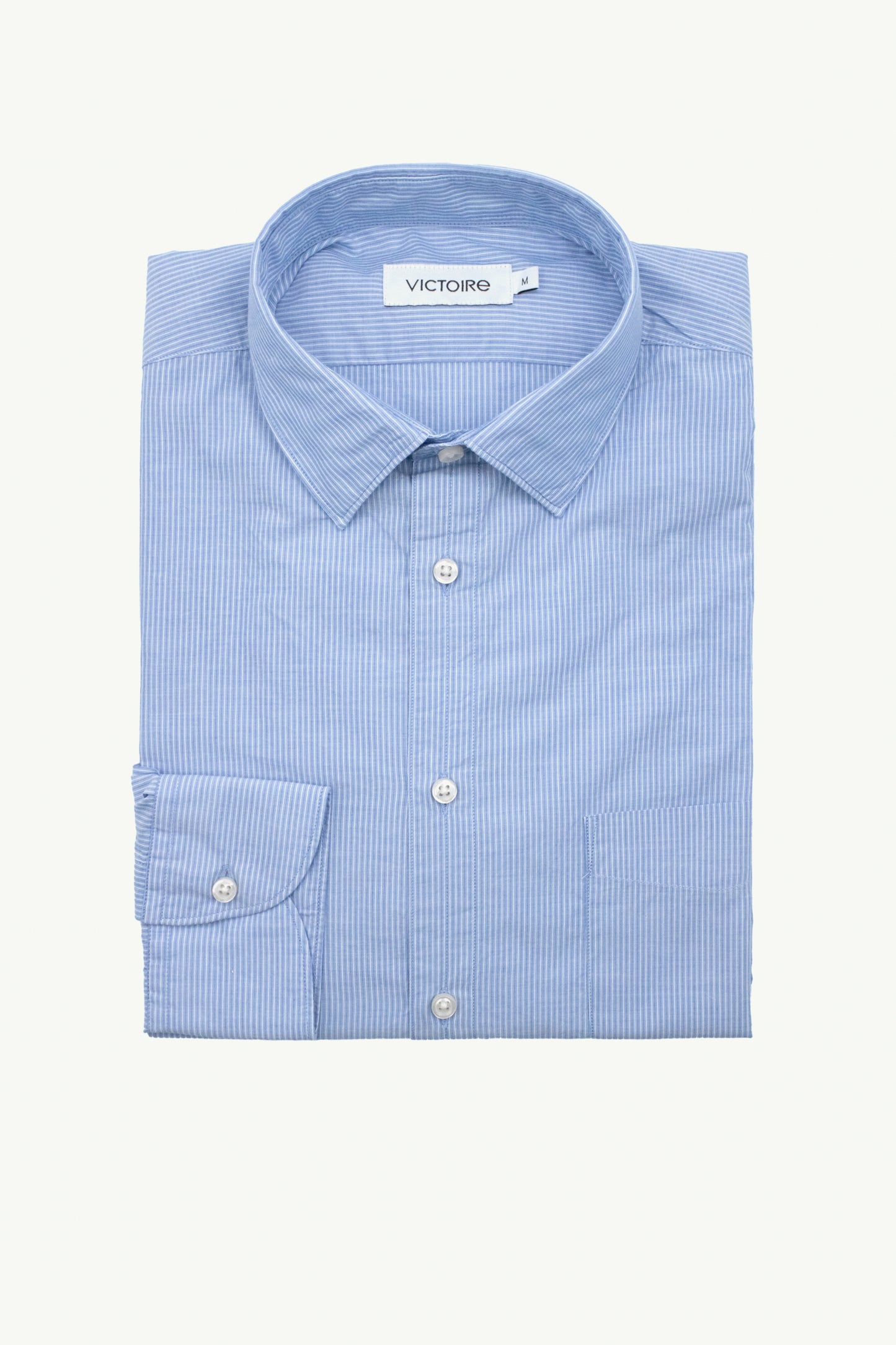 SEMI SLIM SHIRT BLUE STRIPES