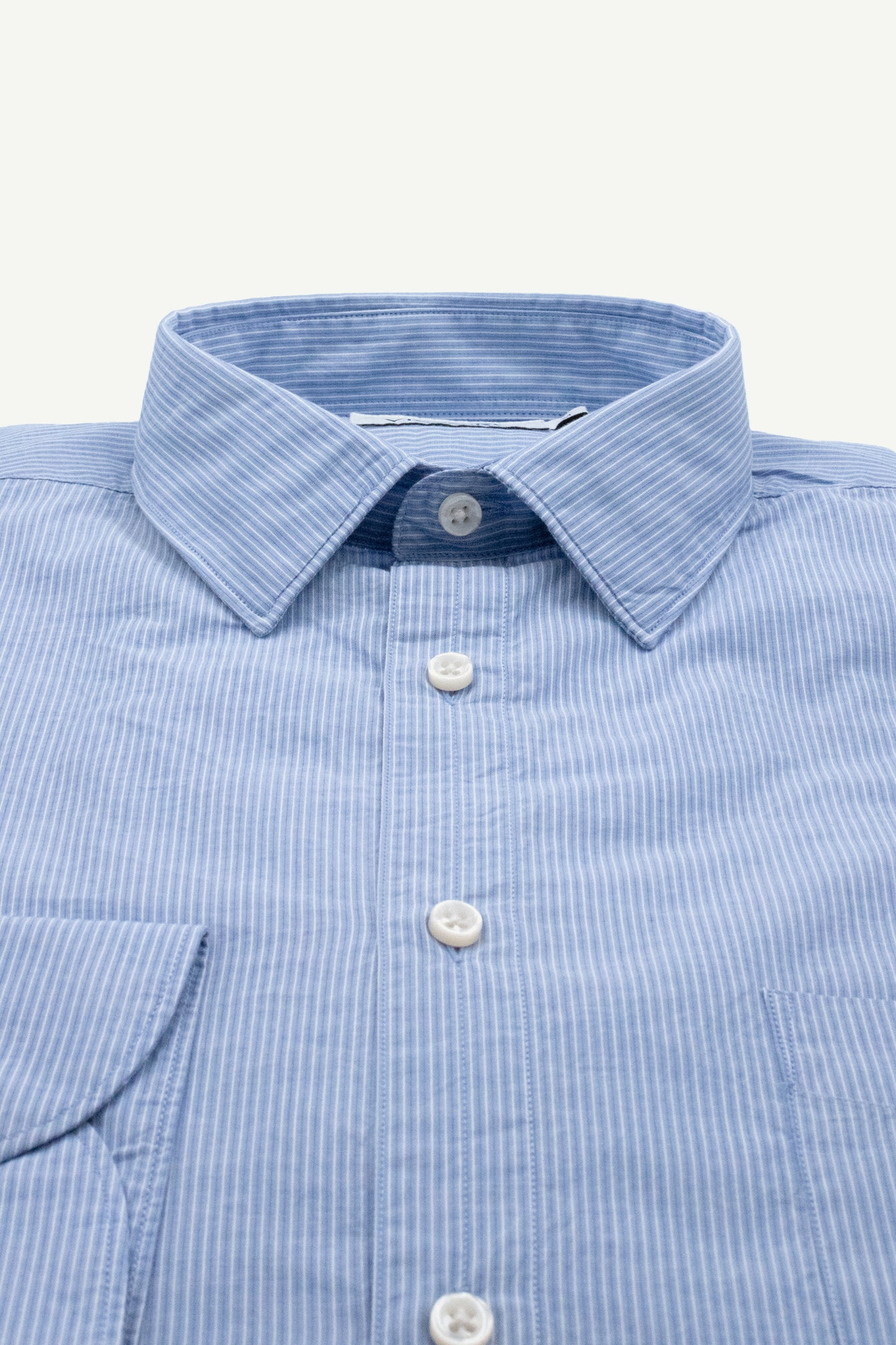 SEMI SLIM SHIRT BLUE STRIPES