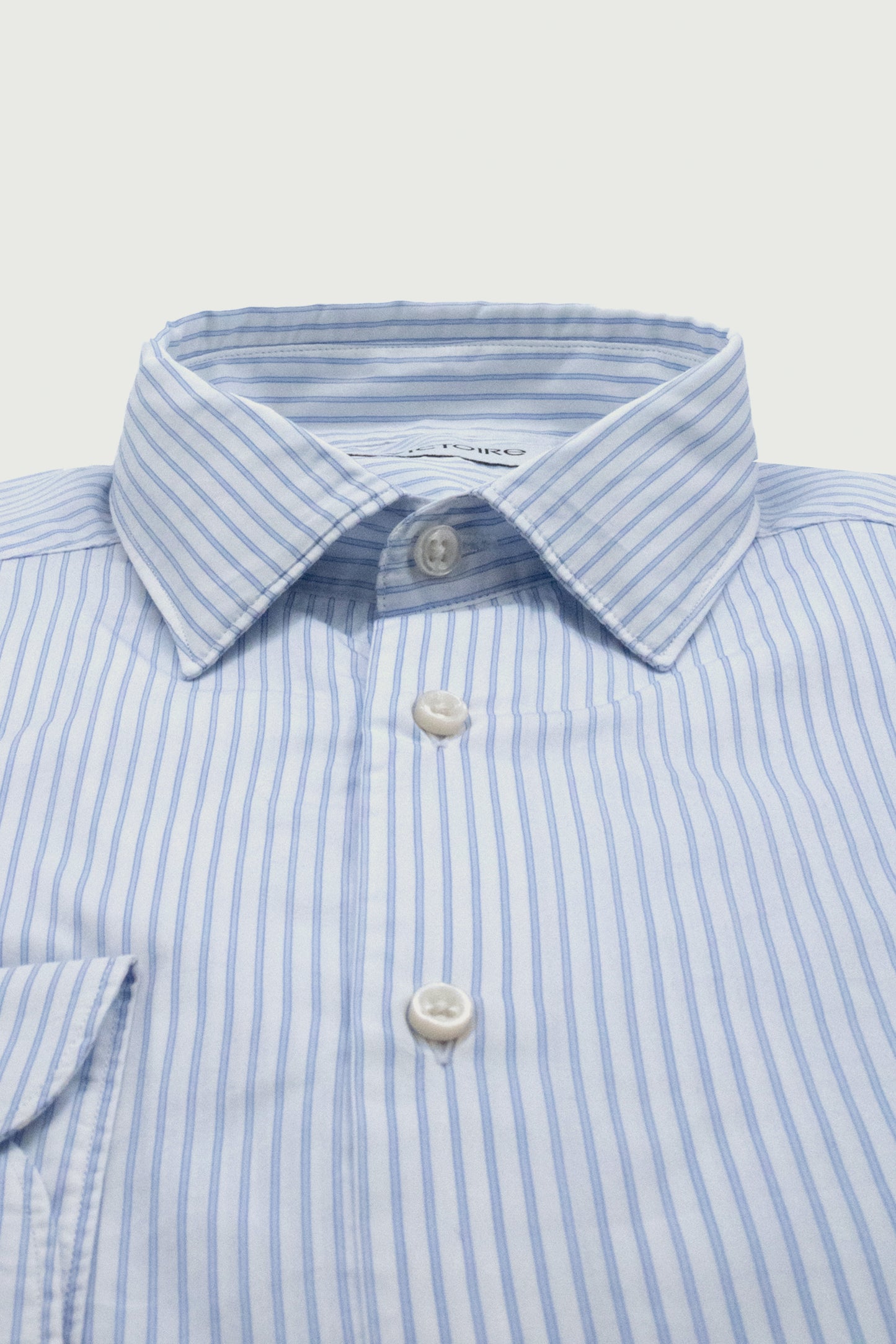 SEMI SLIM SHIRT BLUE STRIPES