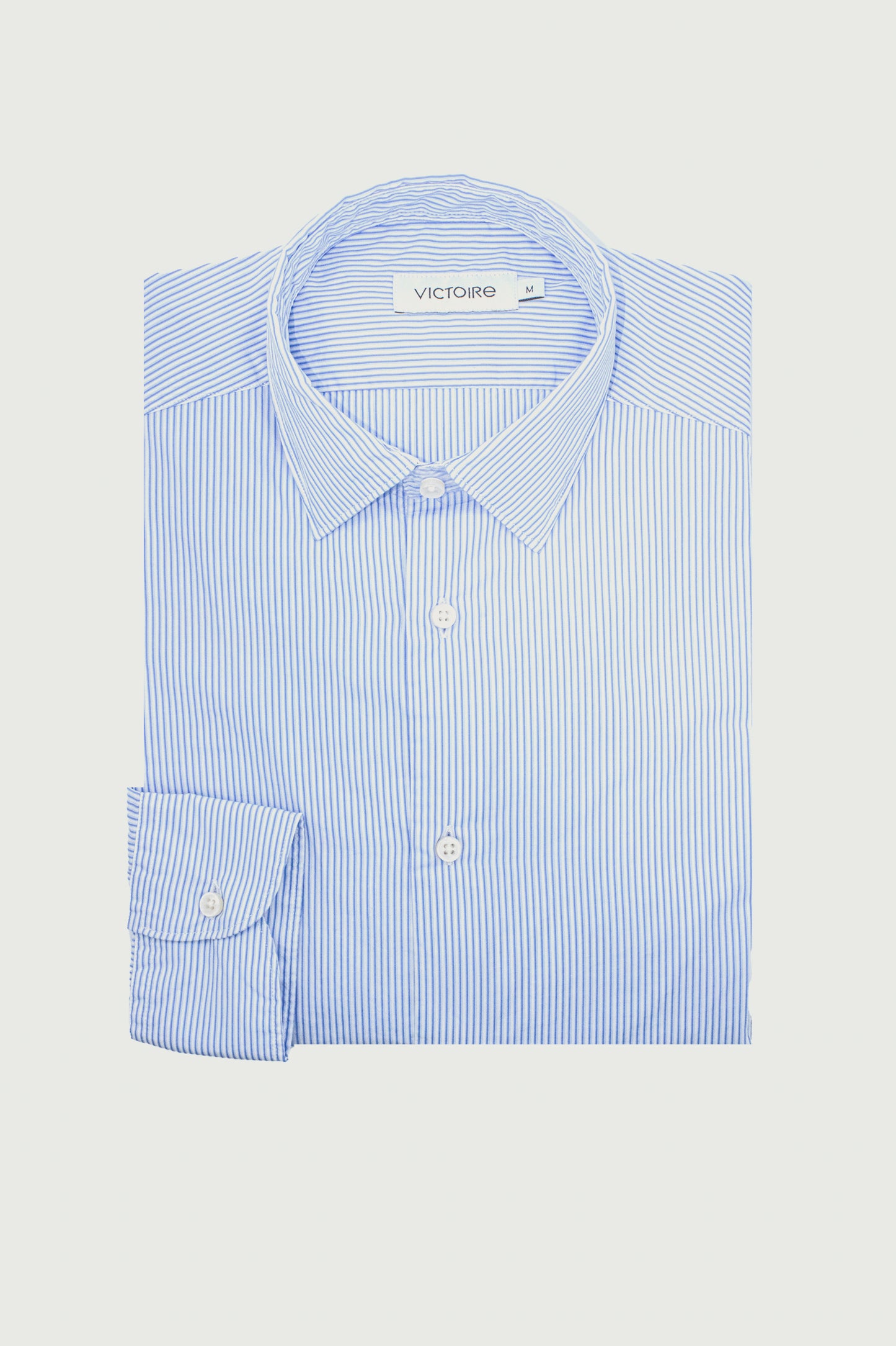 SEMI SLIM SHIRT BLUE STRIPES