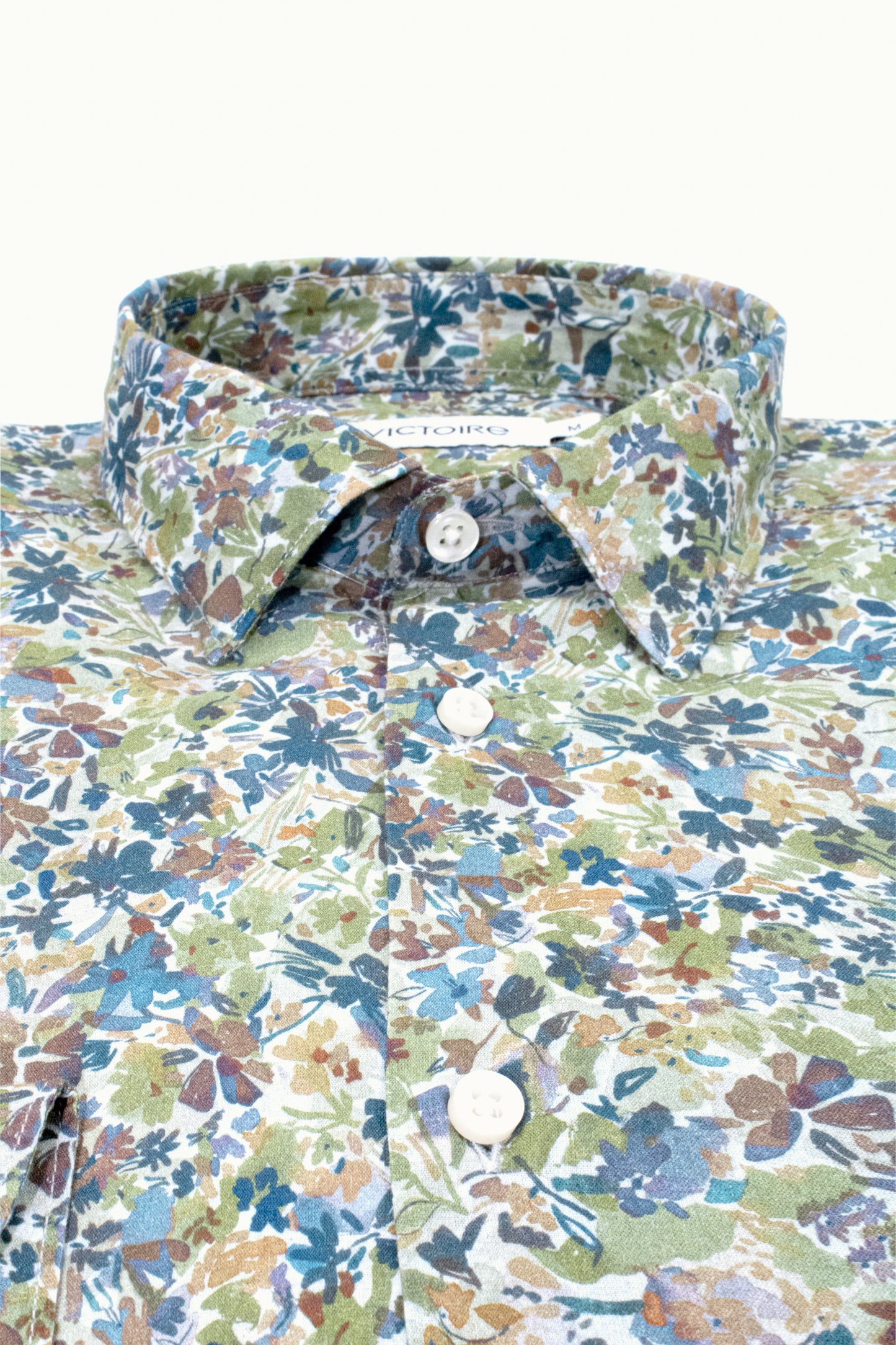 SEMI SLIM SHIRT FLOWER