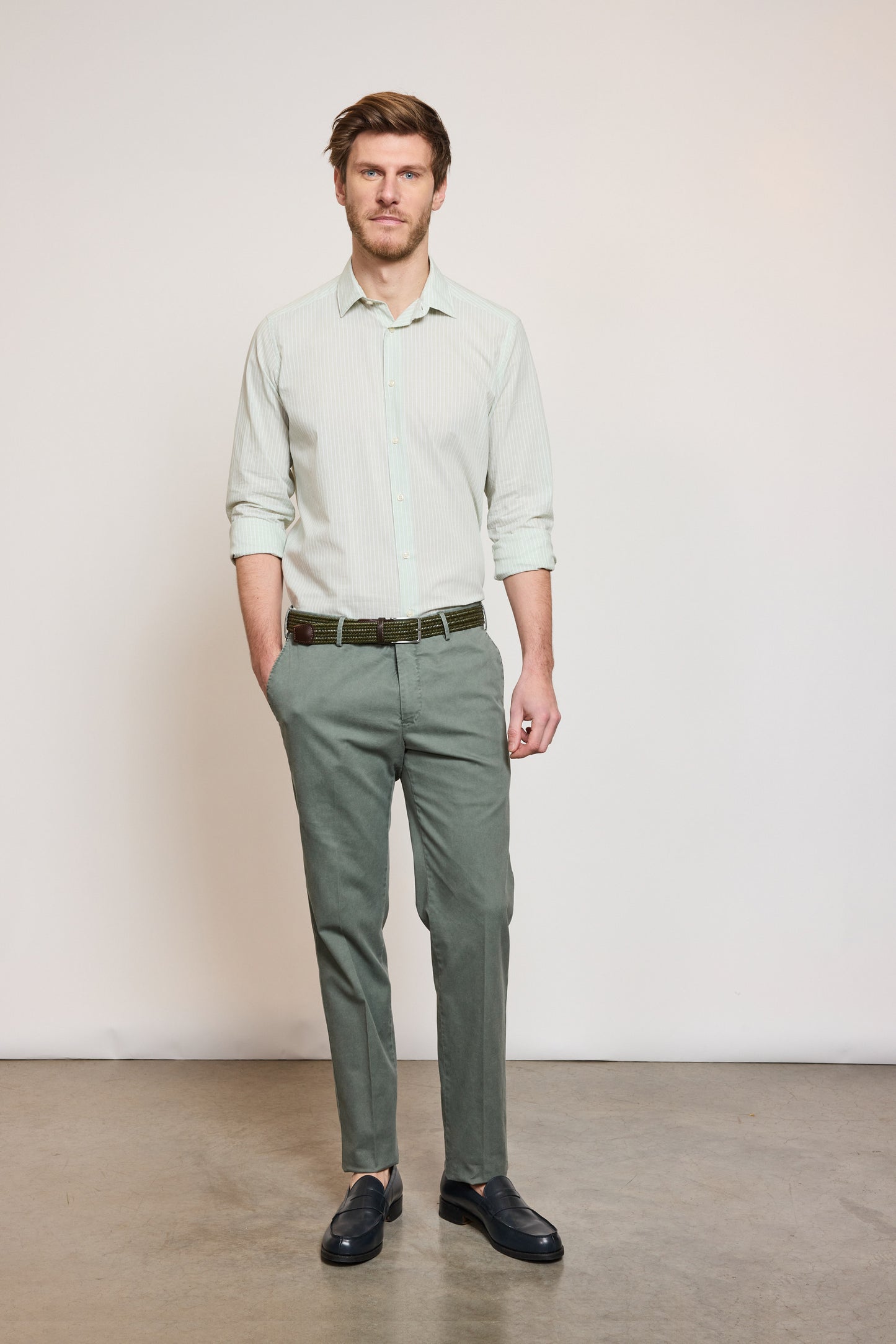 SLIM PANTS KHAKI