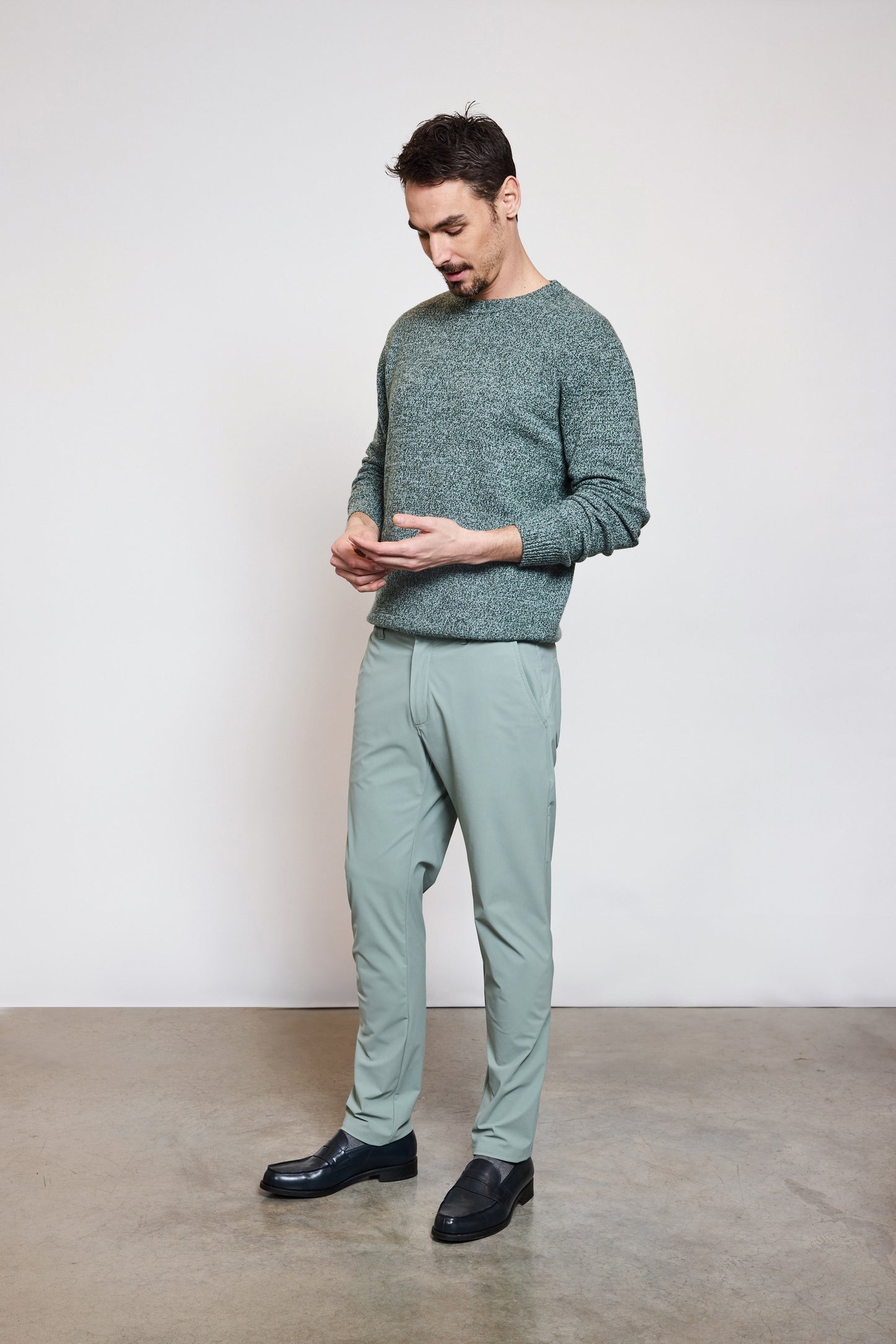 PANTALON TECHNIQUE VERT D'EAU