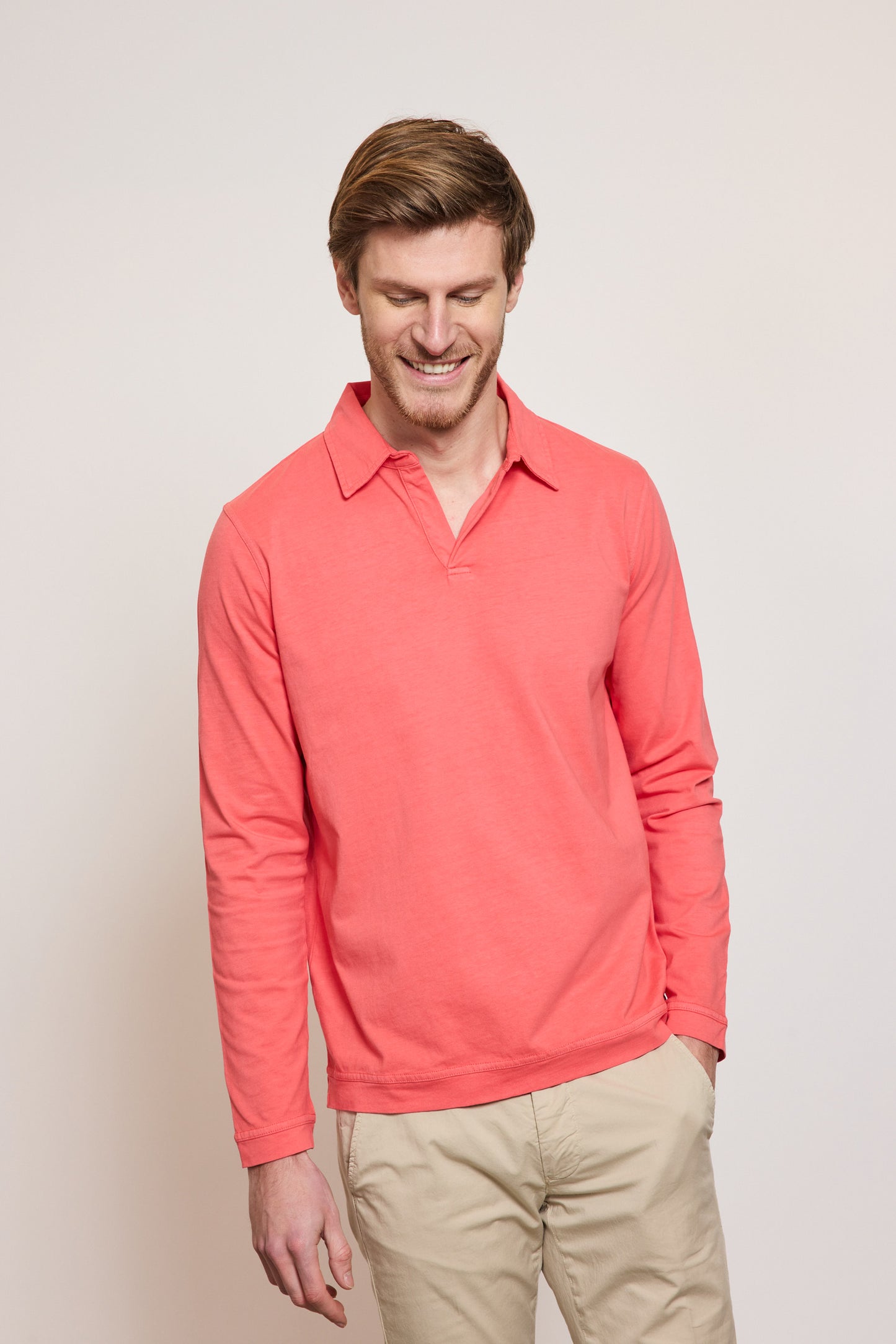 LONG SLEEVES POLO GRENADINE