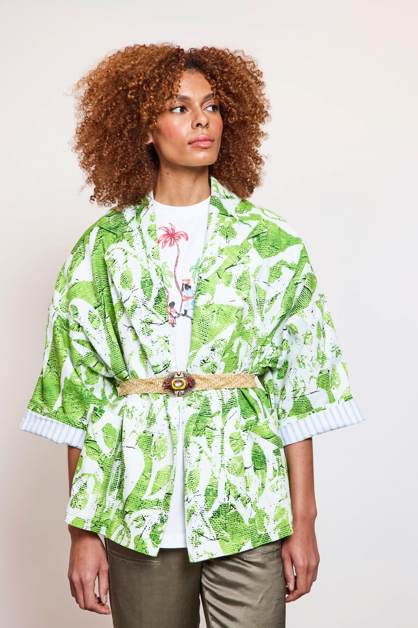 CABAN OVERSIZE VERTE