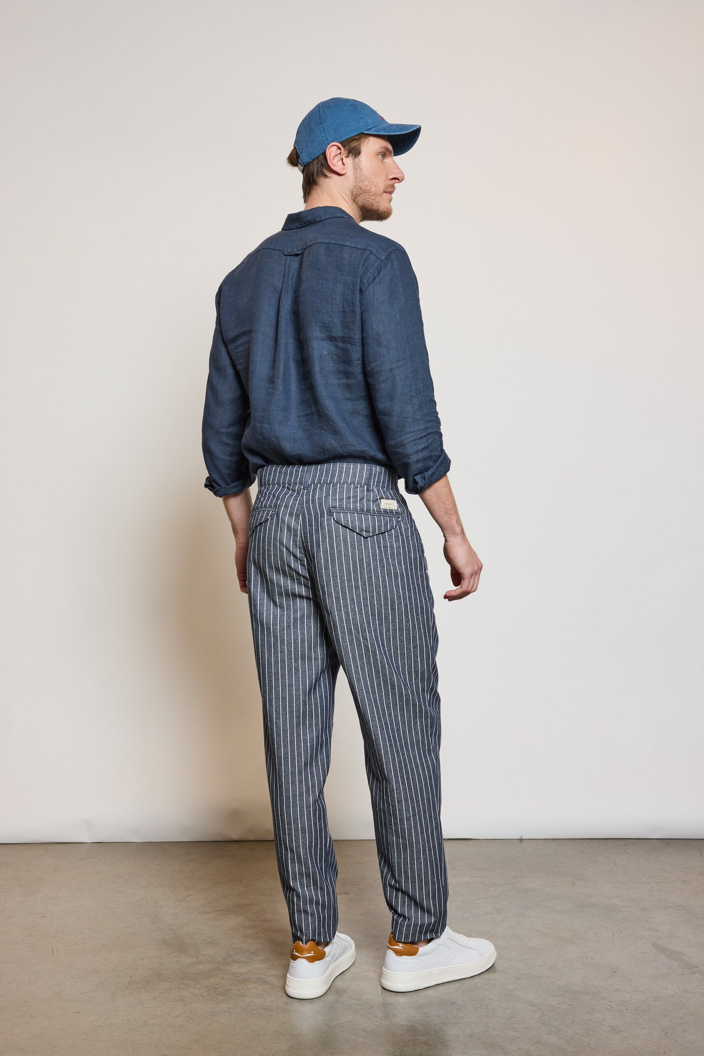 STRIPED TENNIS TROUSERS JEANS