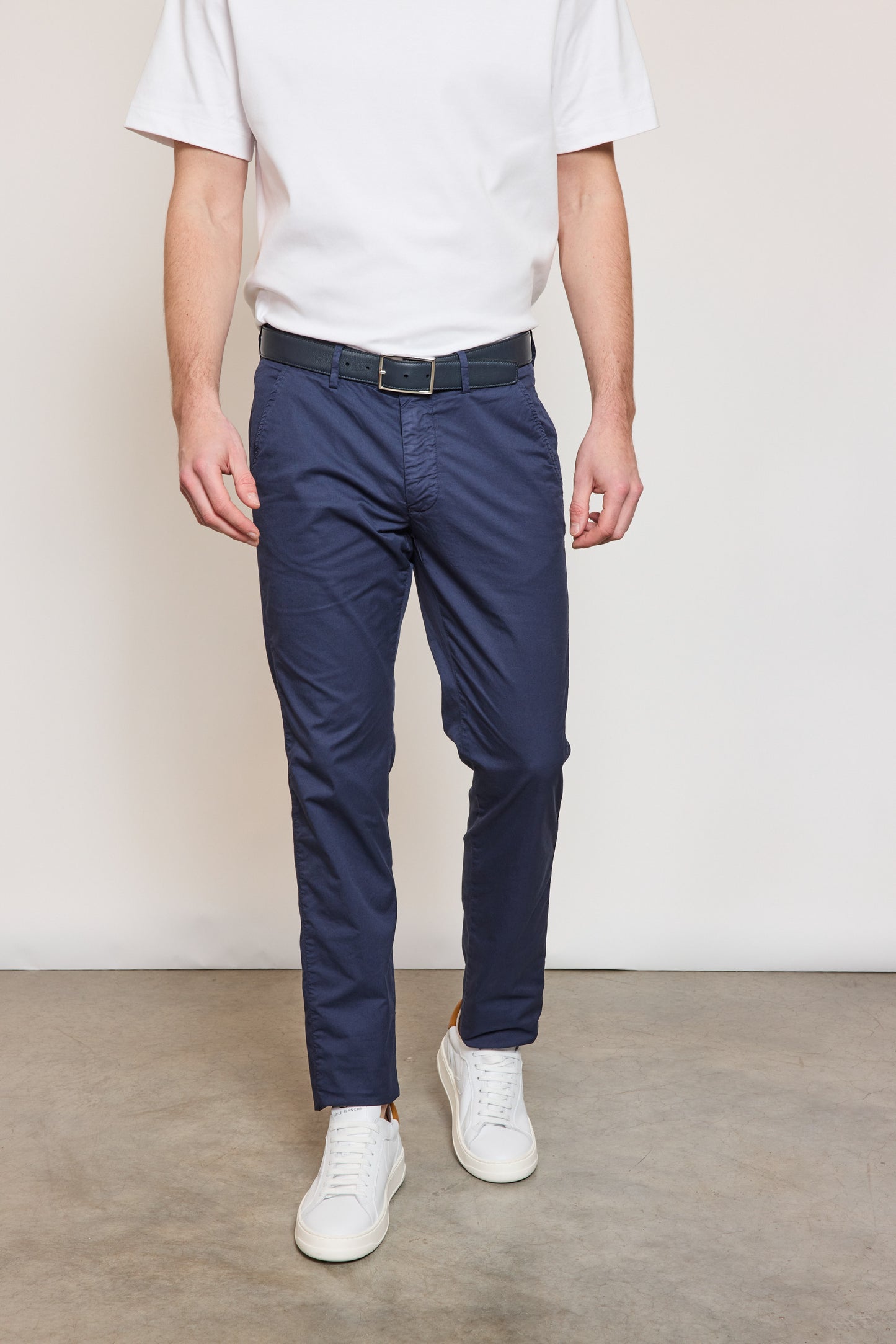 POPLIN PANTS NAVY