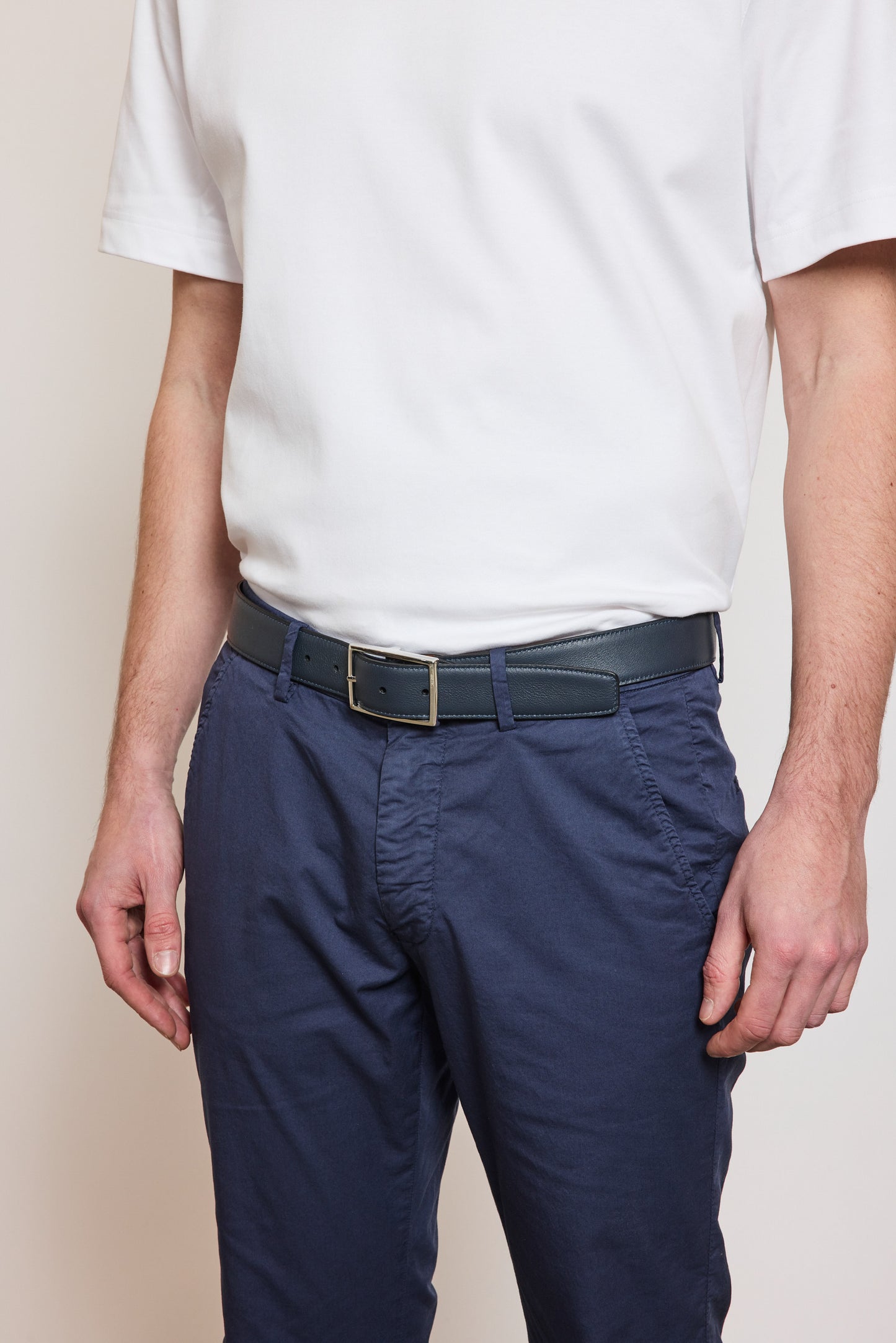 POPLIN PANTS NAVY