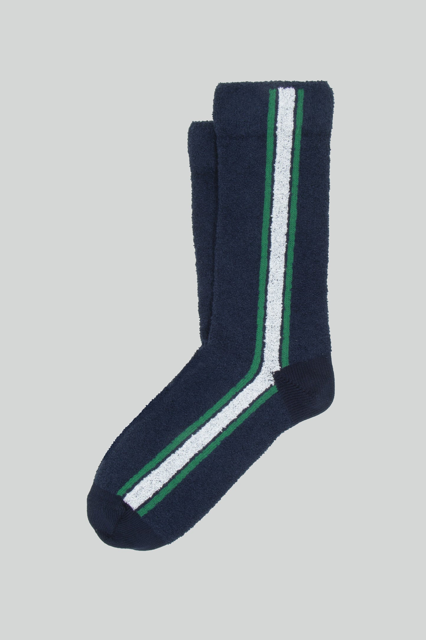 STRIPED TERRY SOCKS GREEN