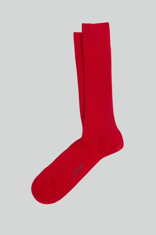 SHORT COTTON SOCKS RED