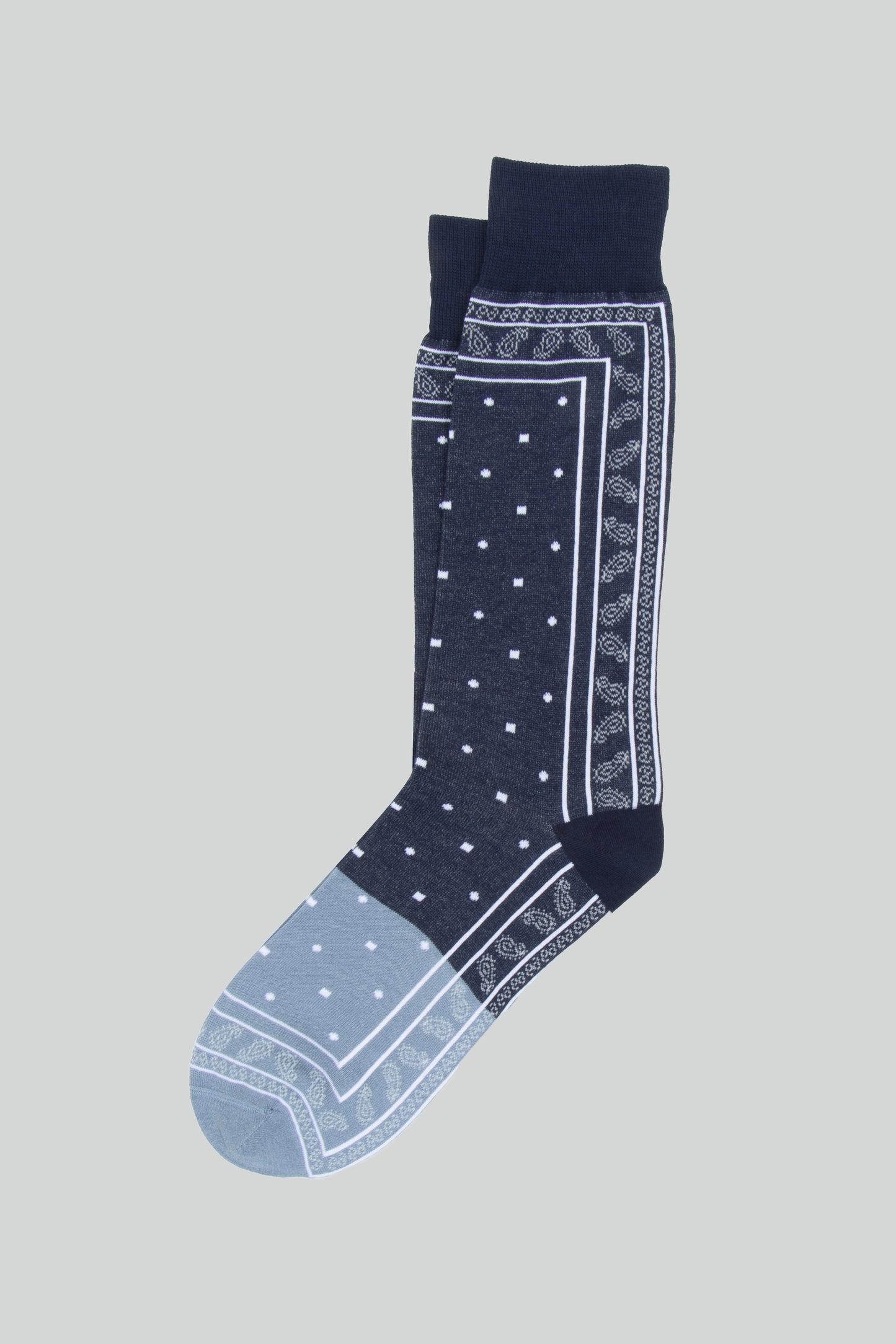 BANDANA SOCKS GRAY