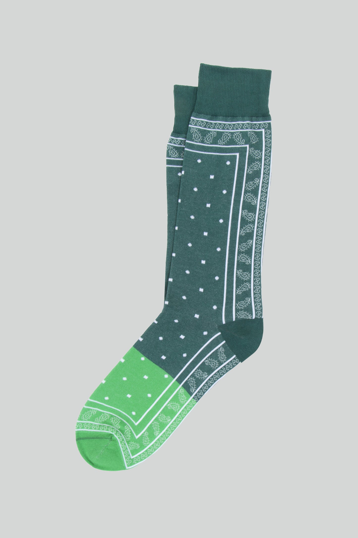 BANDANA SOCKS GREEN