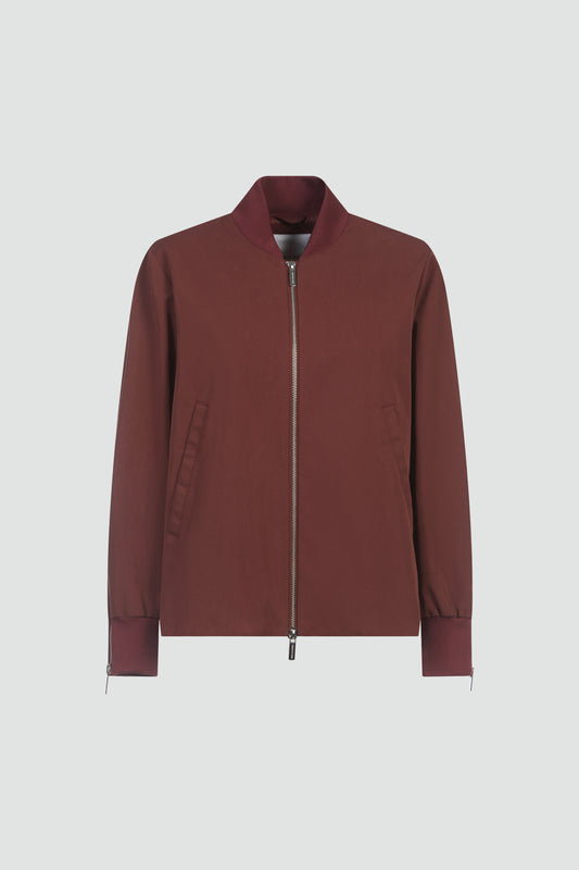 BOMBER JACKET PLUM