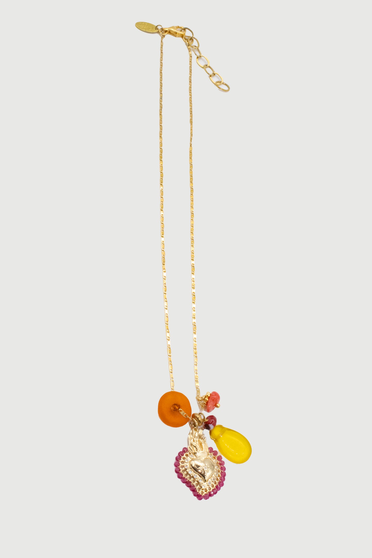 COLLIER CHARMS CORAIL