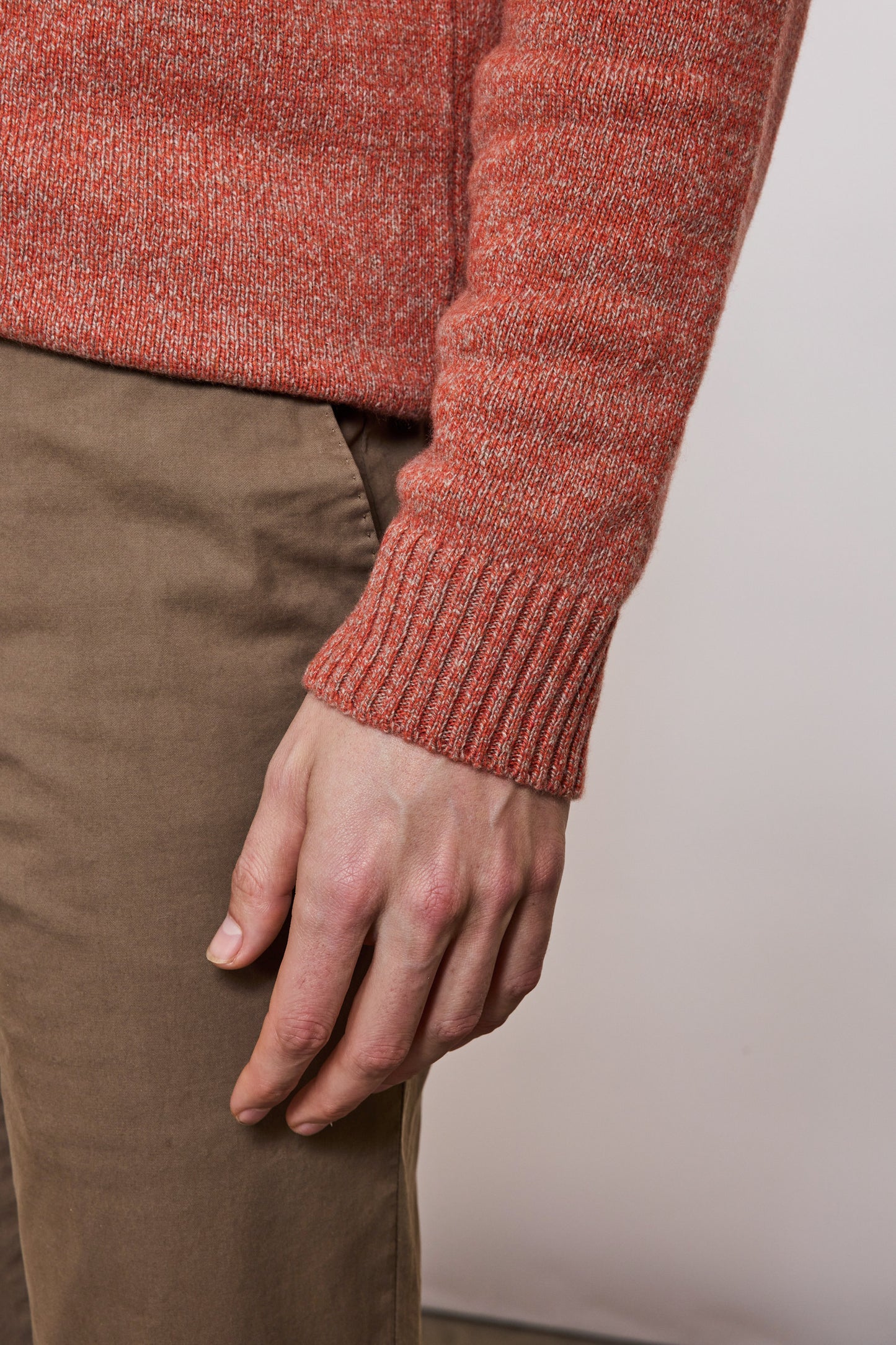 RECYCLED CASHMERE SWEATER BEIGE