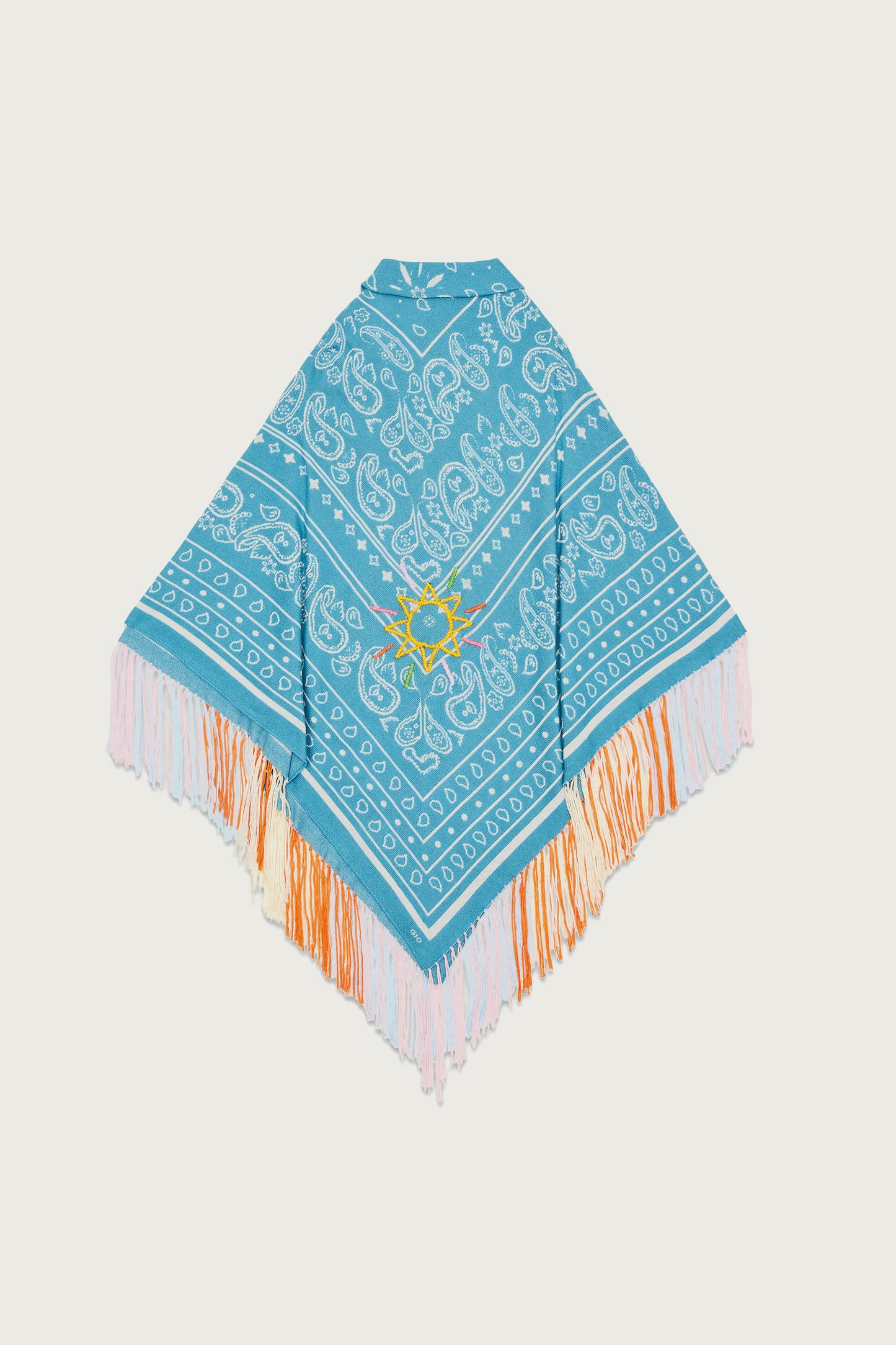 BANDANA SHAWL TURQUOISE