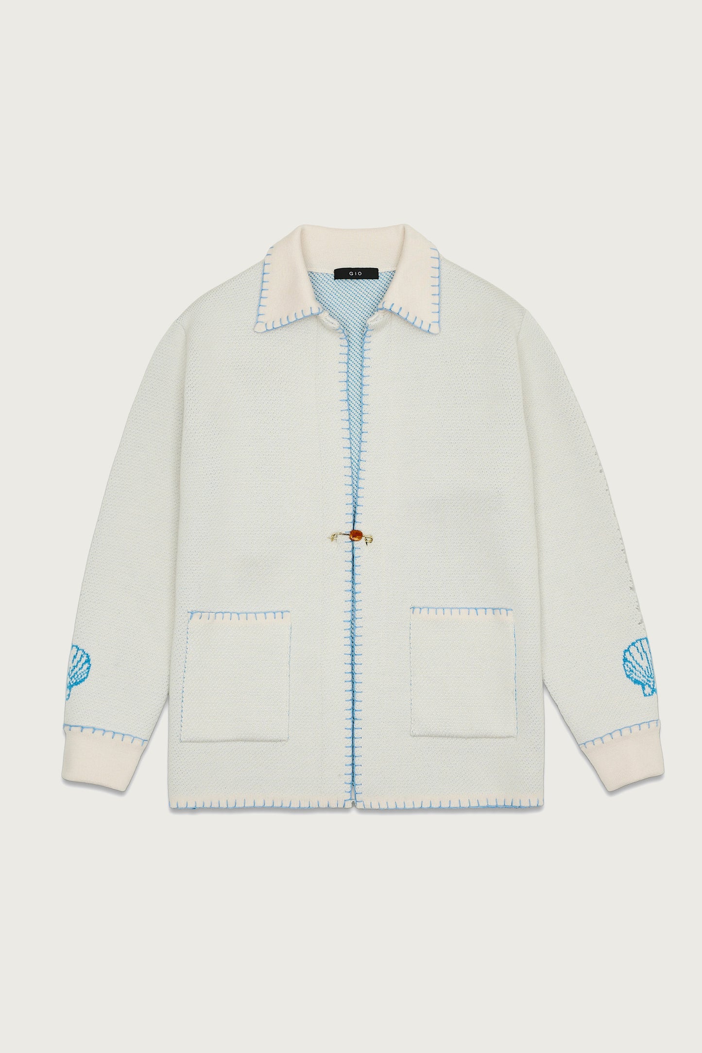 MERINOS WOOL JACKET OFF-WHITE