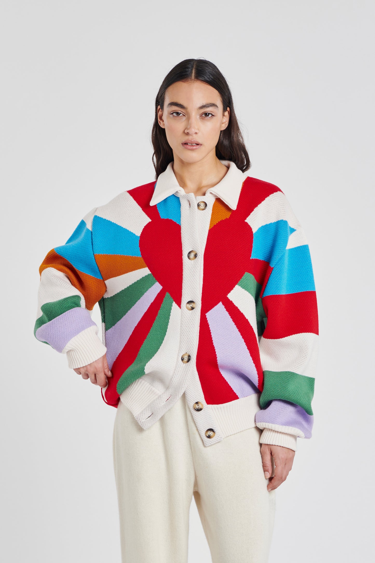 BLOUSON AMORE MULTICOLORE