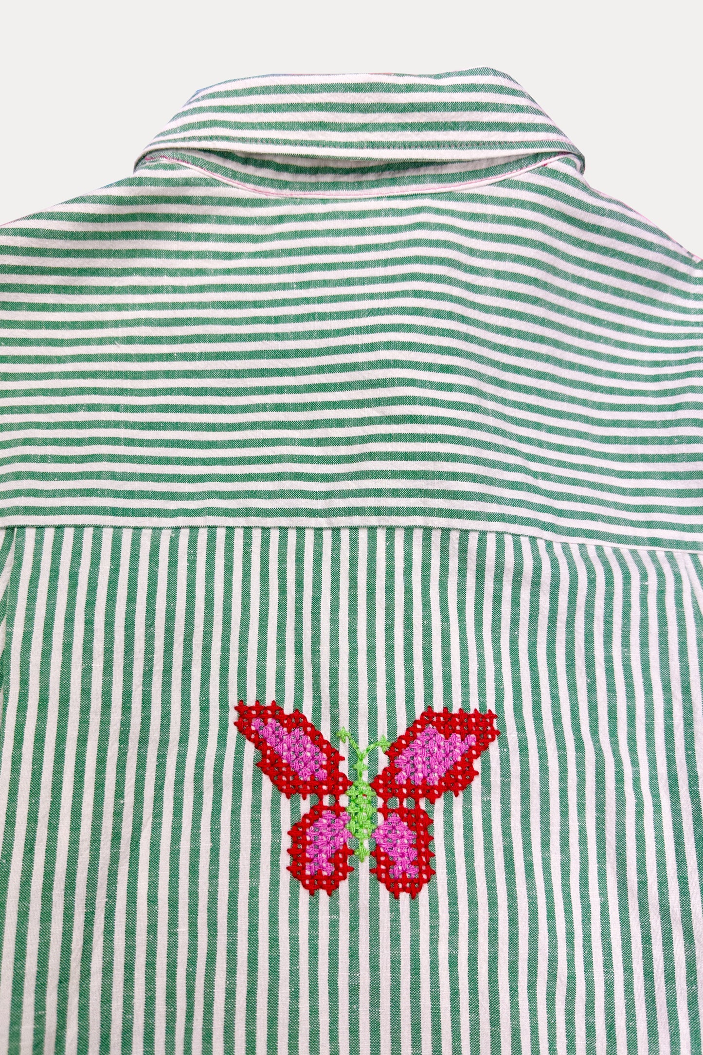 EMBROIDERED SHIRT GREEN