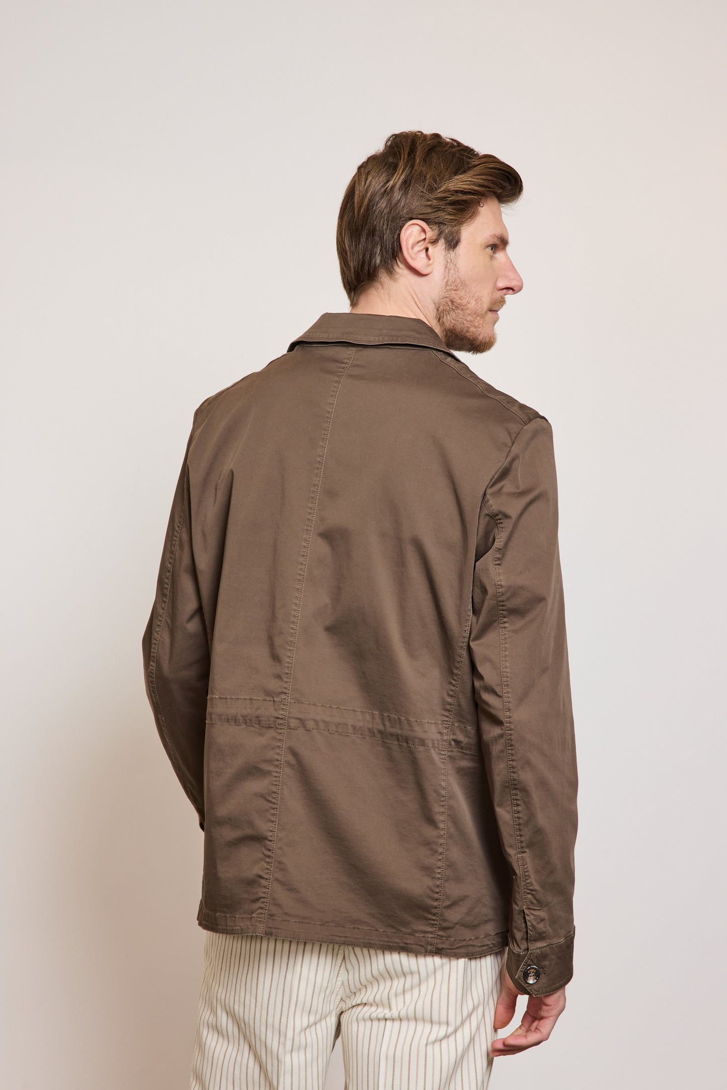 SAHARIAN IN GABARDINE BROWN