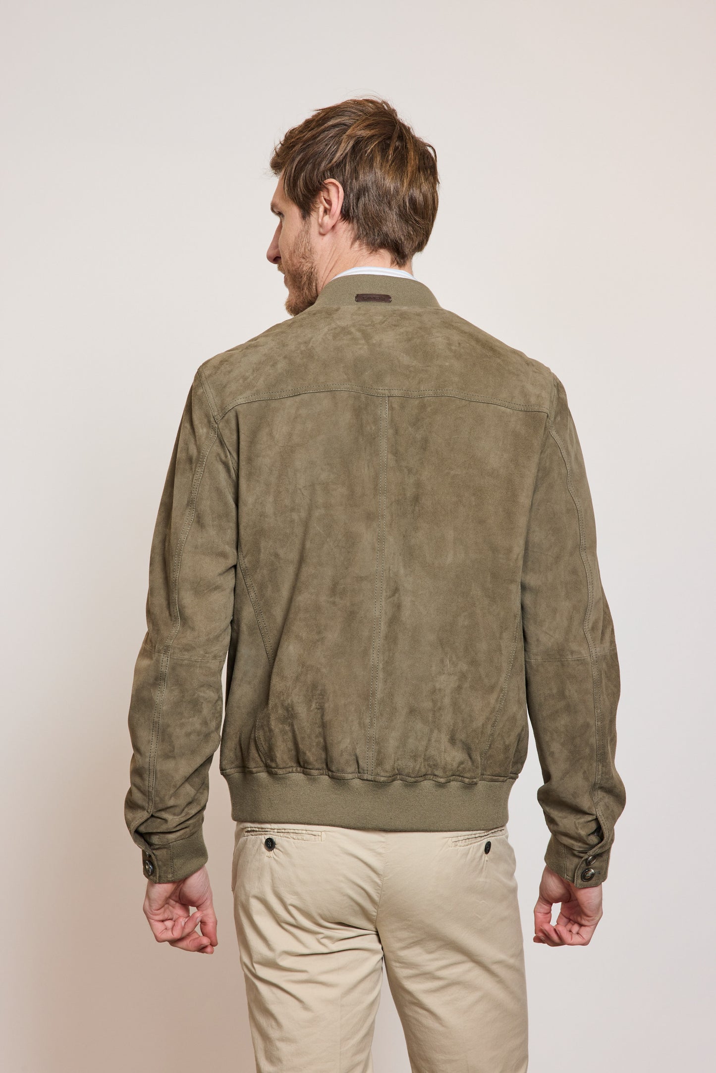 SUEDE JACKET SAGE