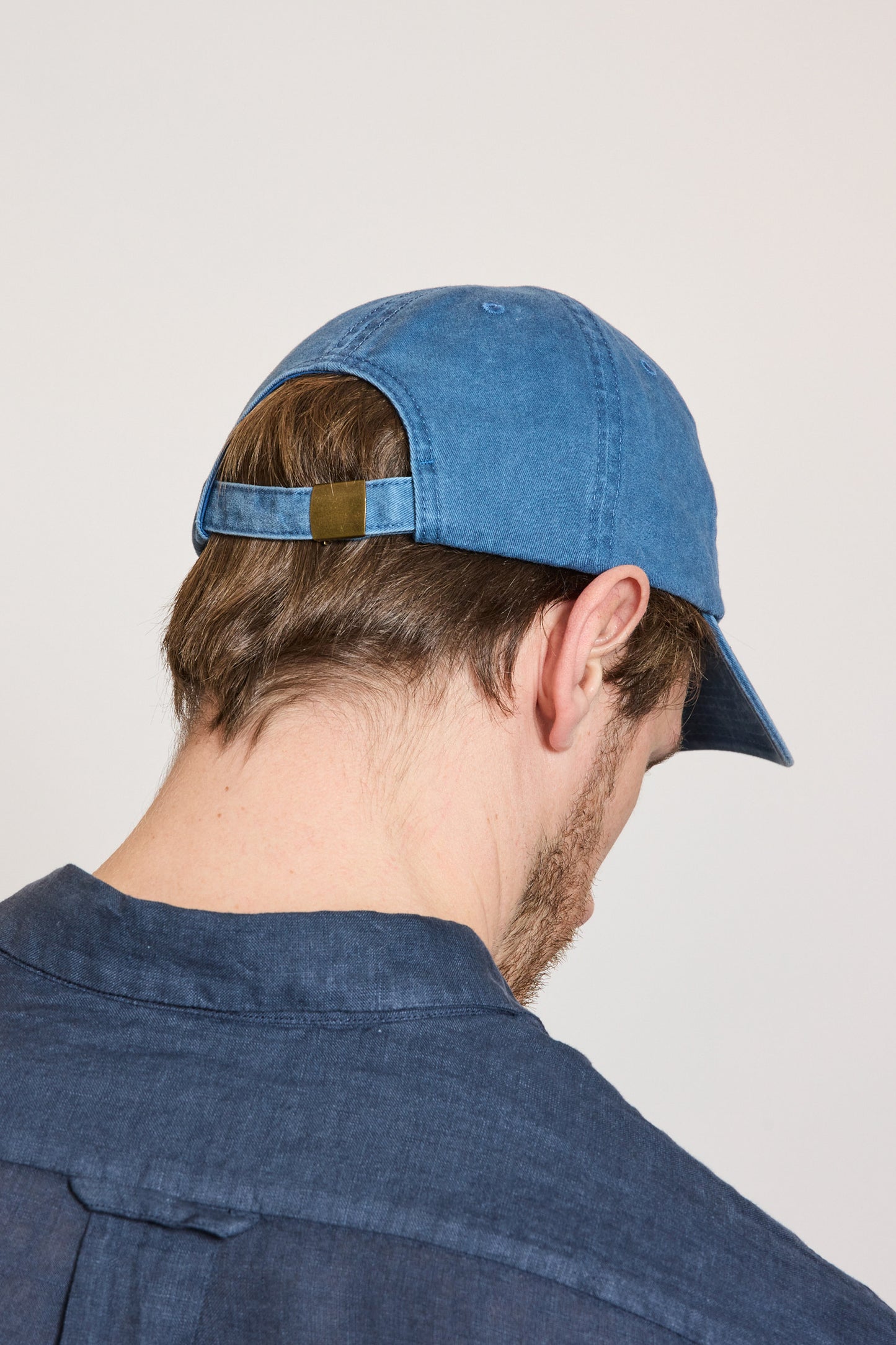 BLUE EMBROIDERED BOAT CAP BLUE