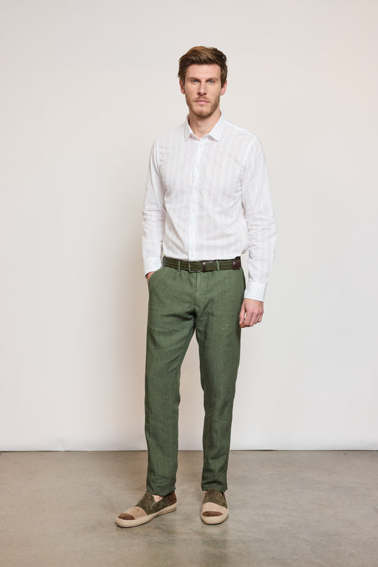 LINEN PANT KHAKI