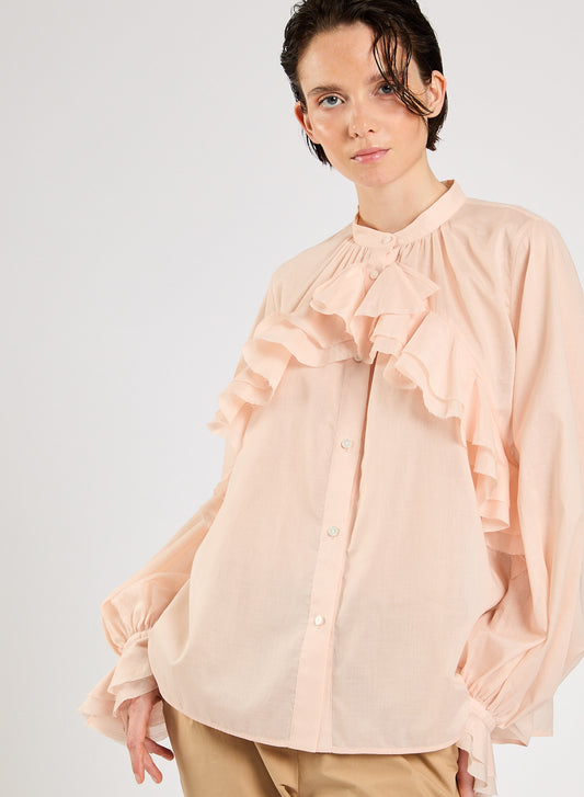 LIGHT COTTON BLOUSE PINK