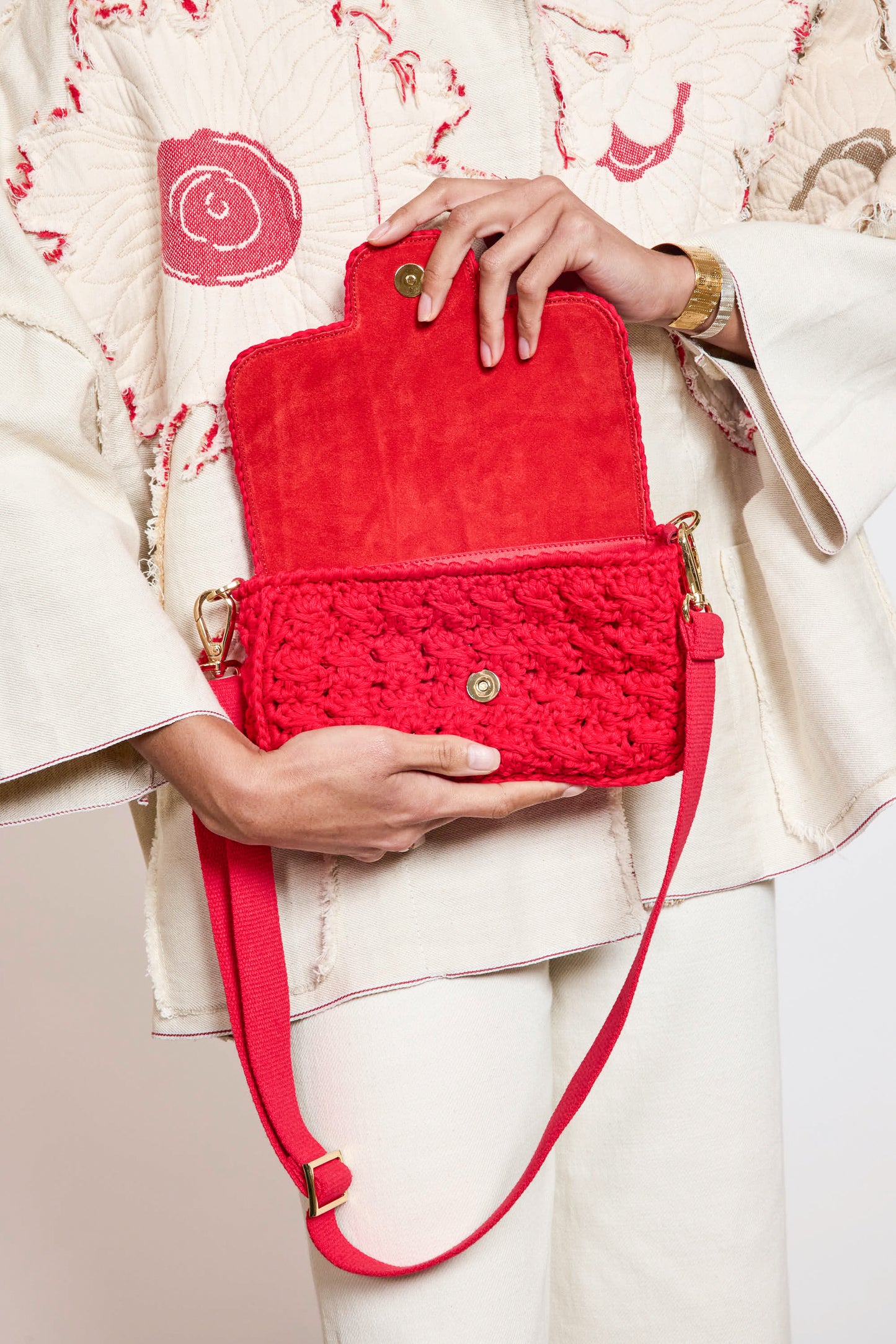 SAC MOYEN EN COTON ROUGE