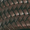 WOVEN LEATHER BELT CHOCO color sample 