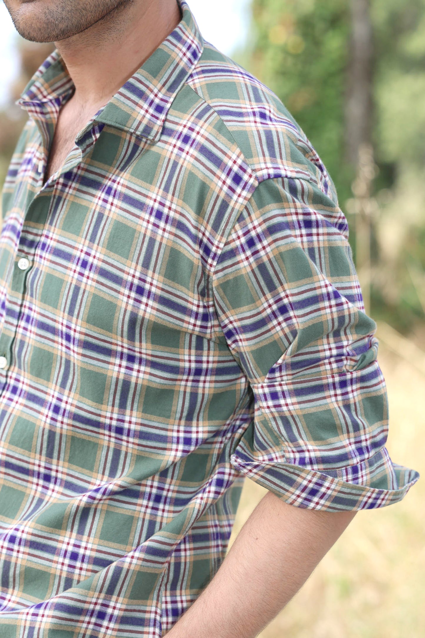 FITTED SHIRT TARTAN