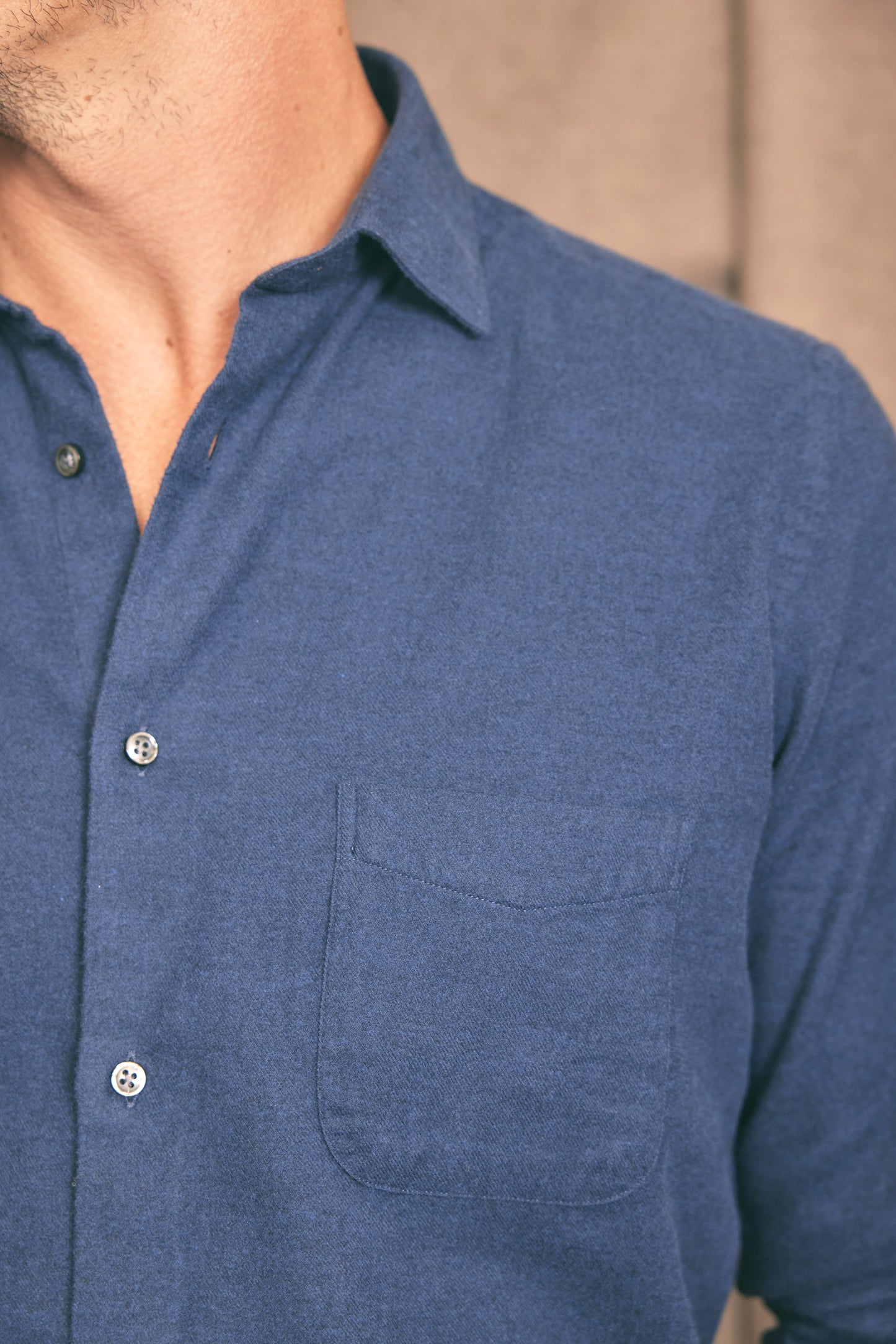 SEMI SLIM SHIRT INDIGO