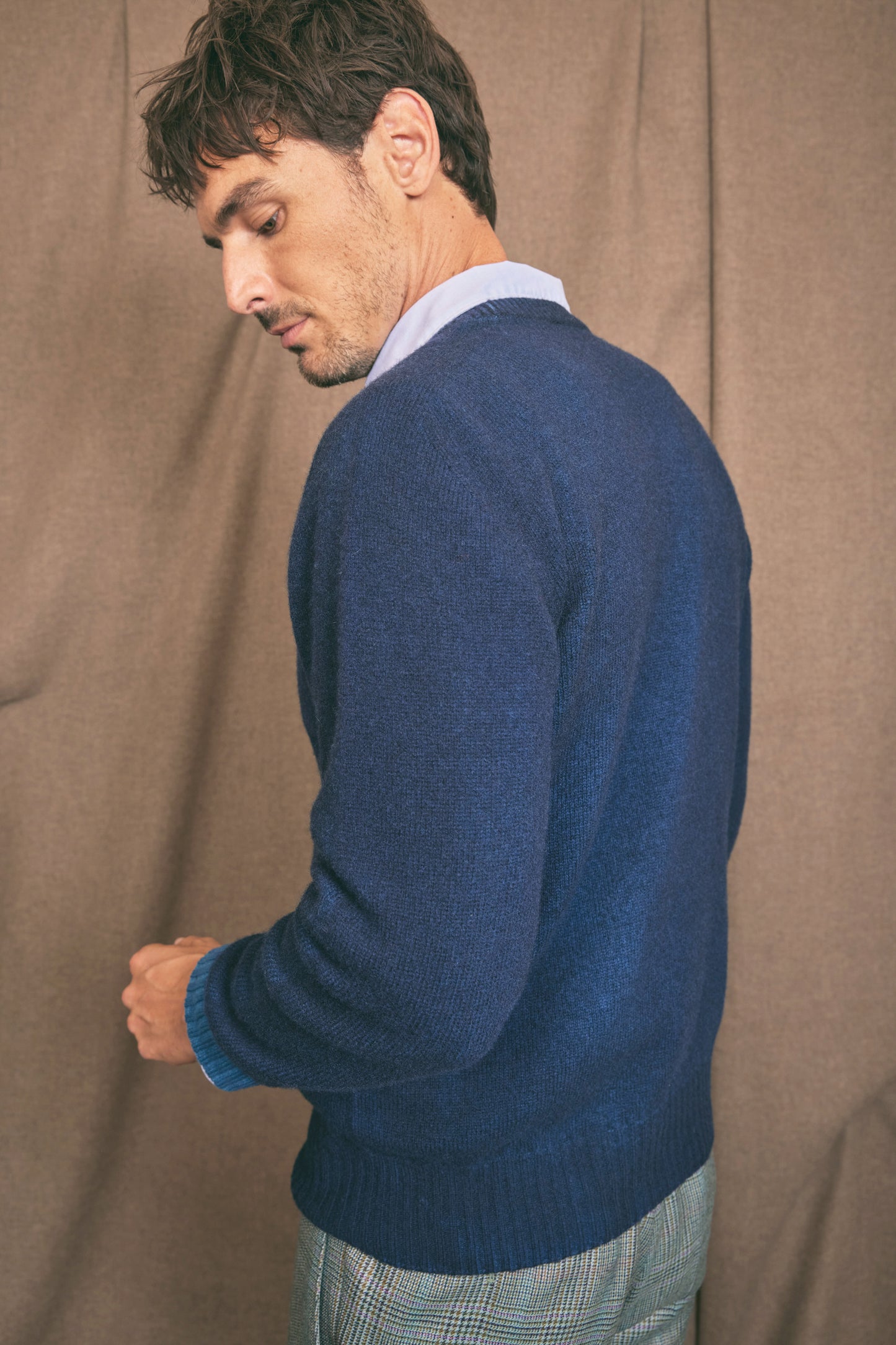 REVERSIBLE JUMPER NAVY