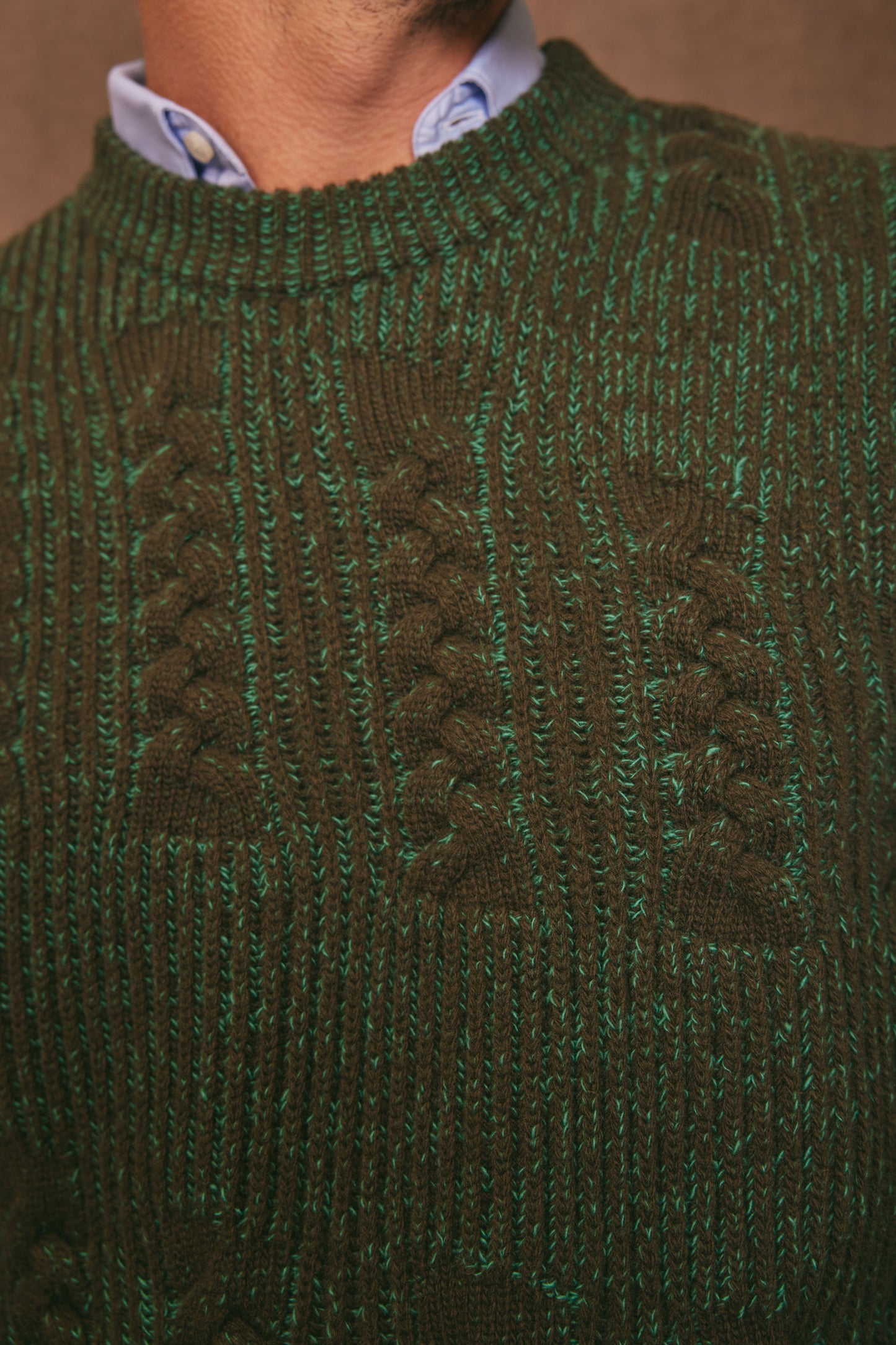 BRAIDED JUMPER MILITARY