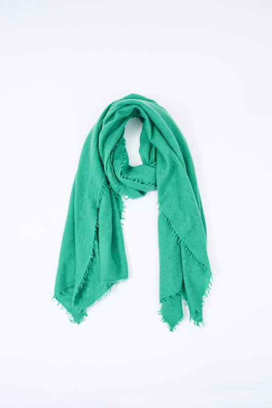 PLAIN THICK CASHMERE SCARF MINT