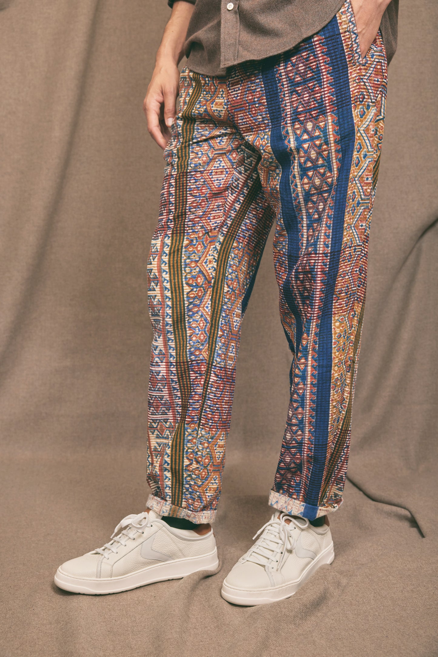 BLOCK PRINT TROUSERS BEDUIN