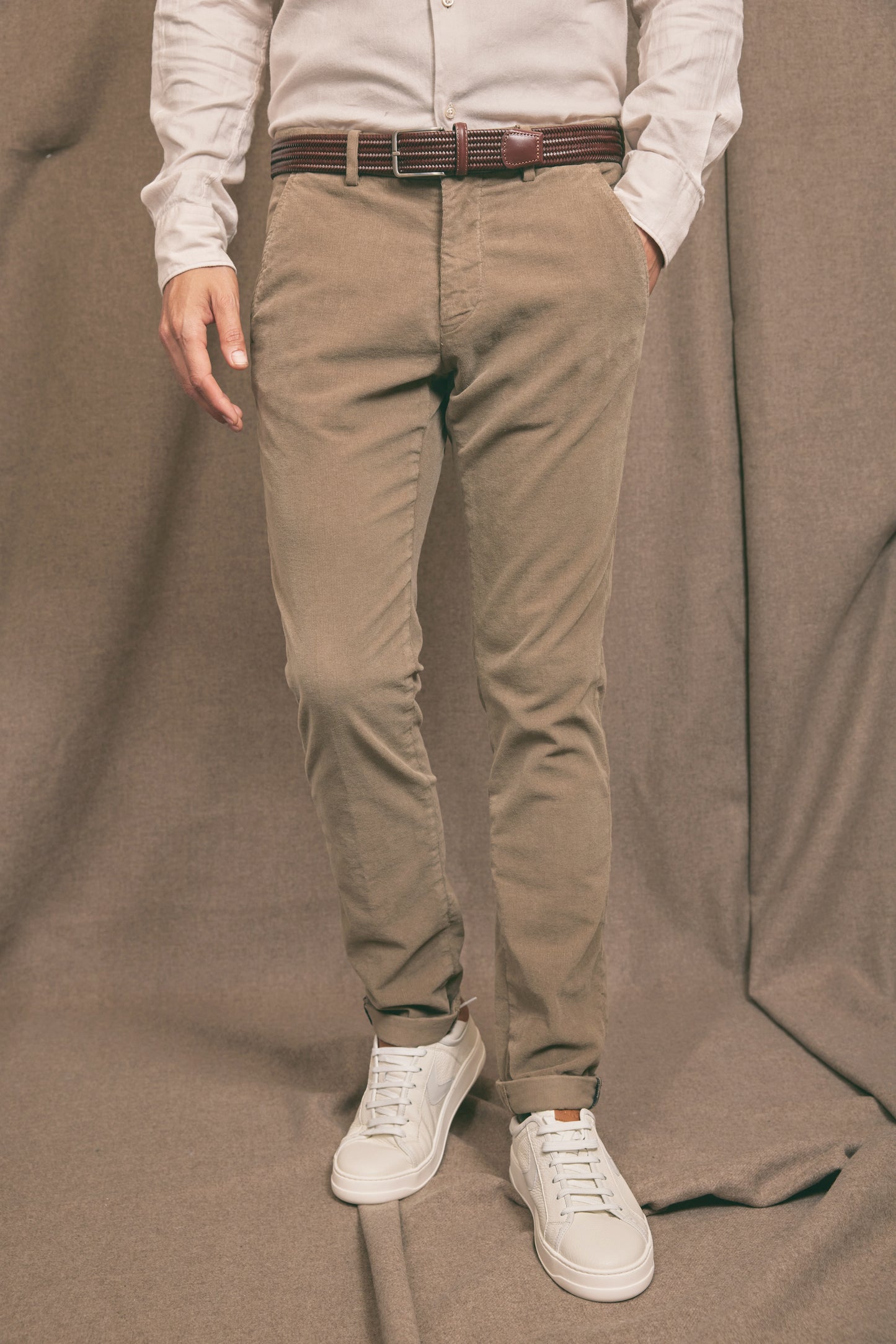 MILLERAIES CORDUROY TROUSERS\t NUT