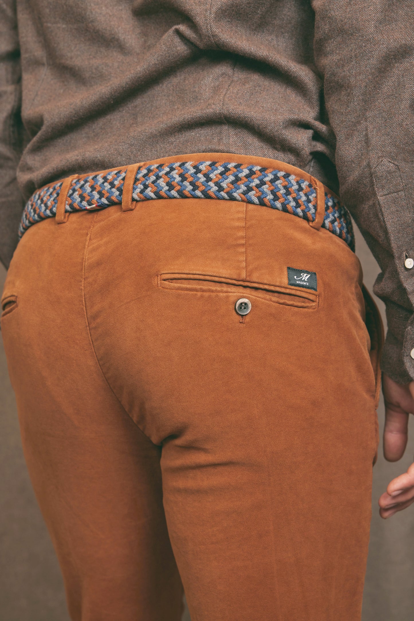 MOLESKIN TROUSERS COPPER