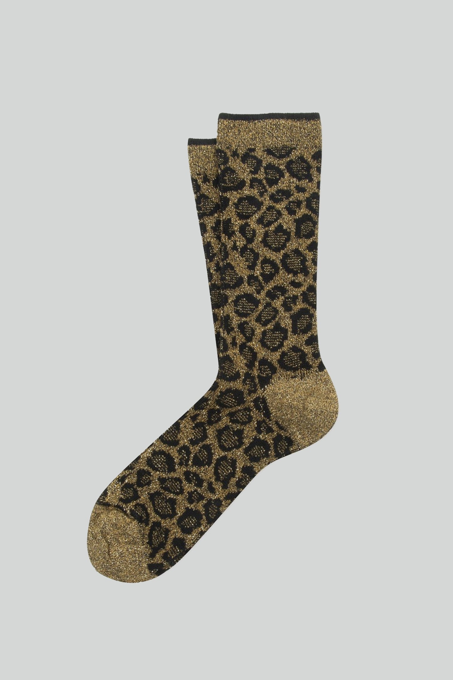 CHAUSSETTES LEOPARD OR