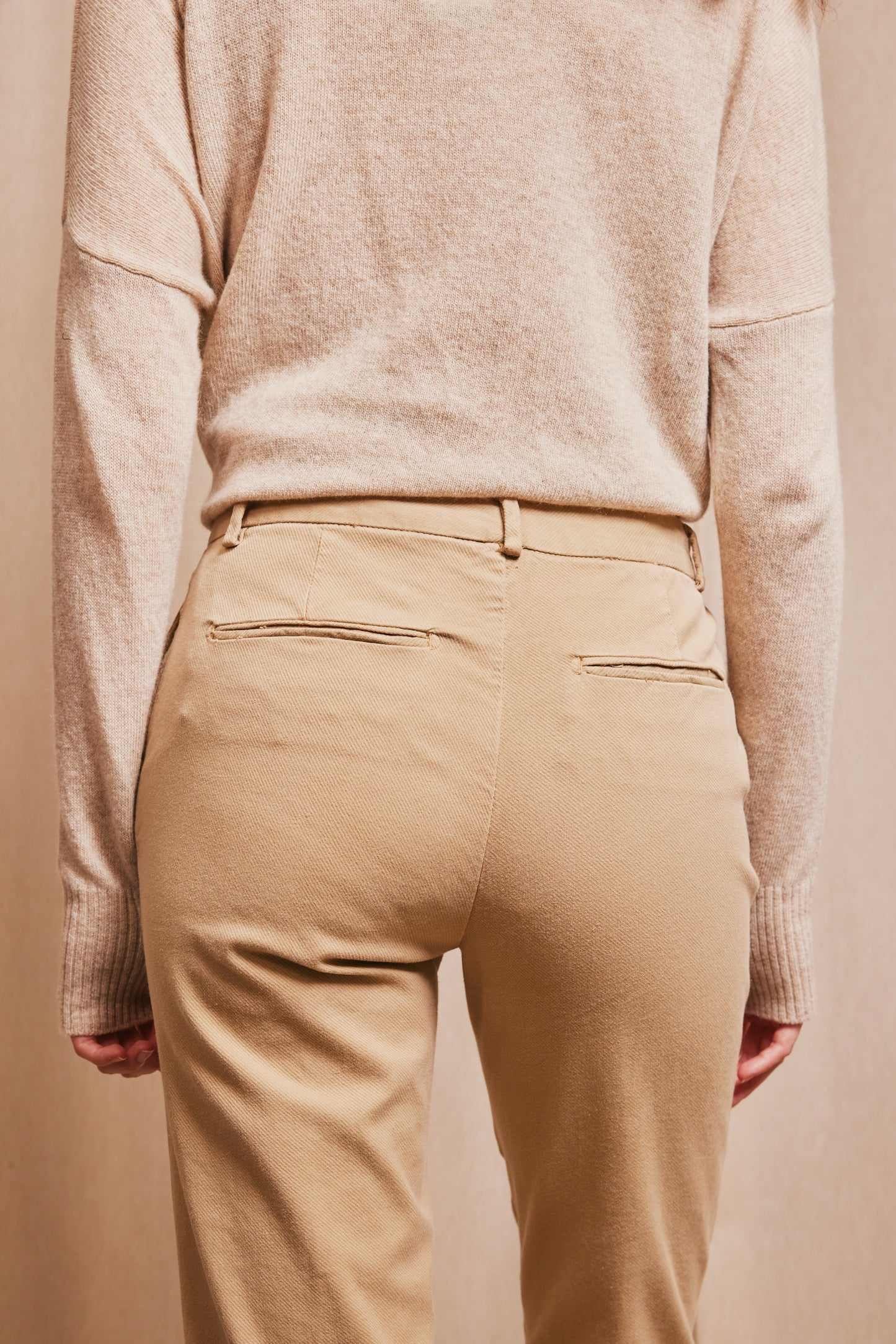 CARROT DRILL PANT CHESTNUT