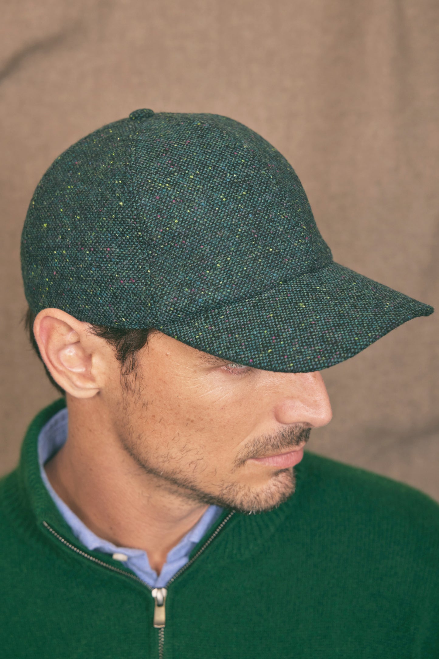 TWEED CAP GREEN