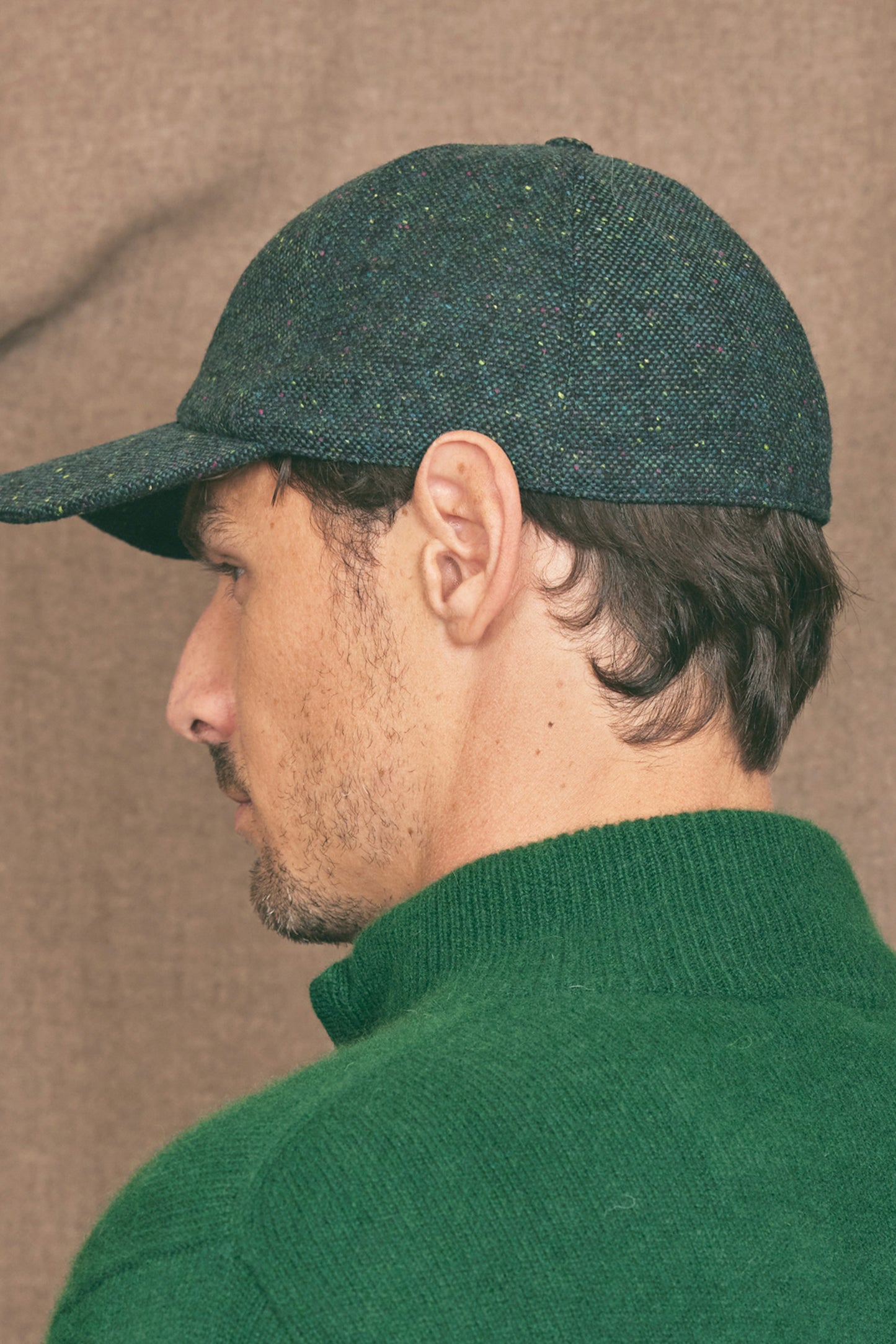 TWEED CAP GREEN