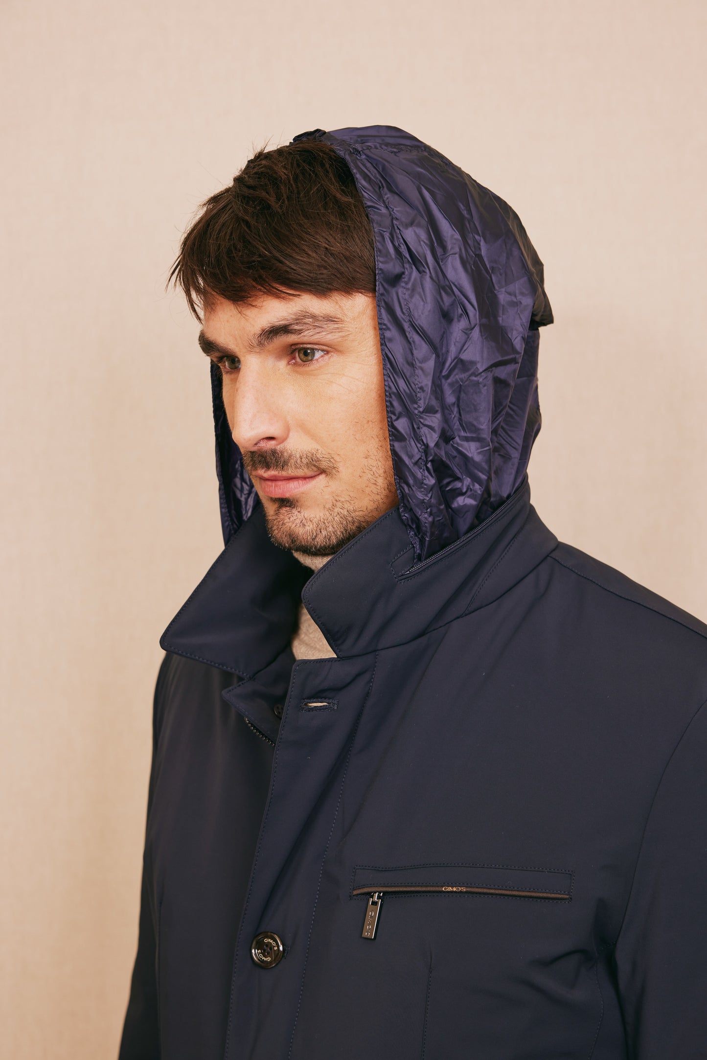 WATER-REPELLENT JACKET NAVY